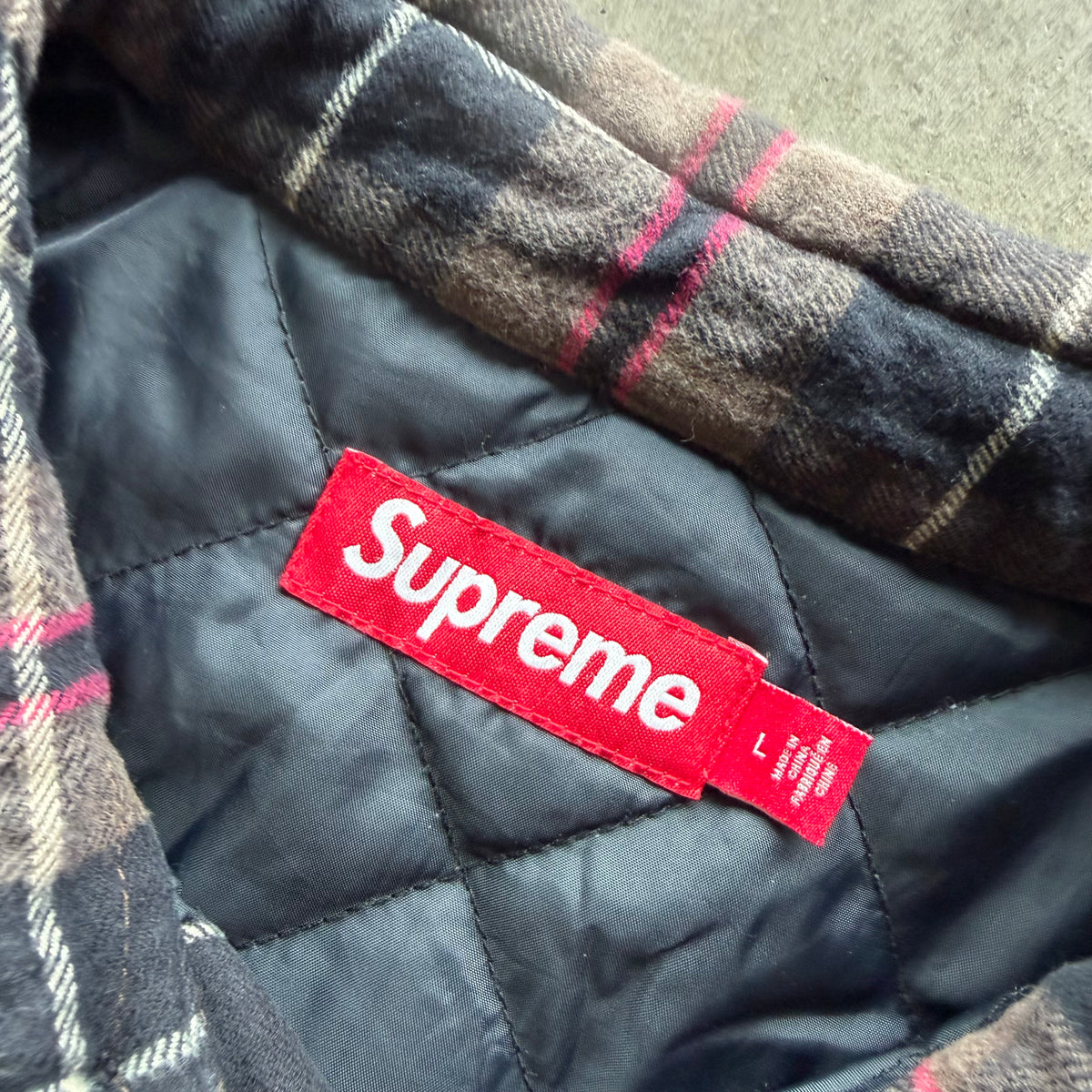 L Supreme Quilted Flannel