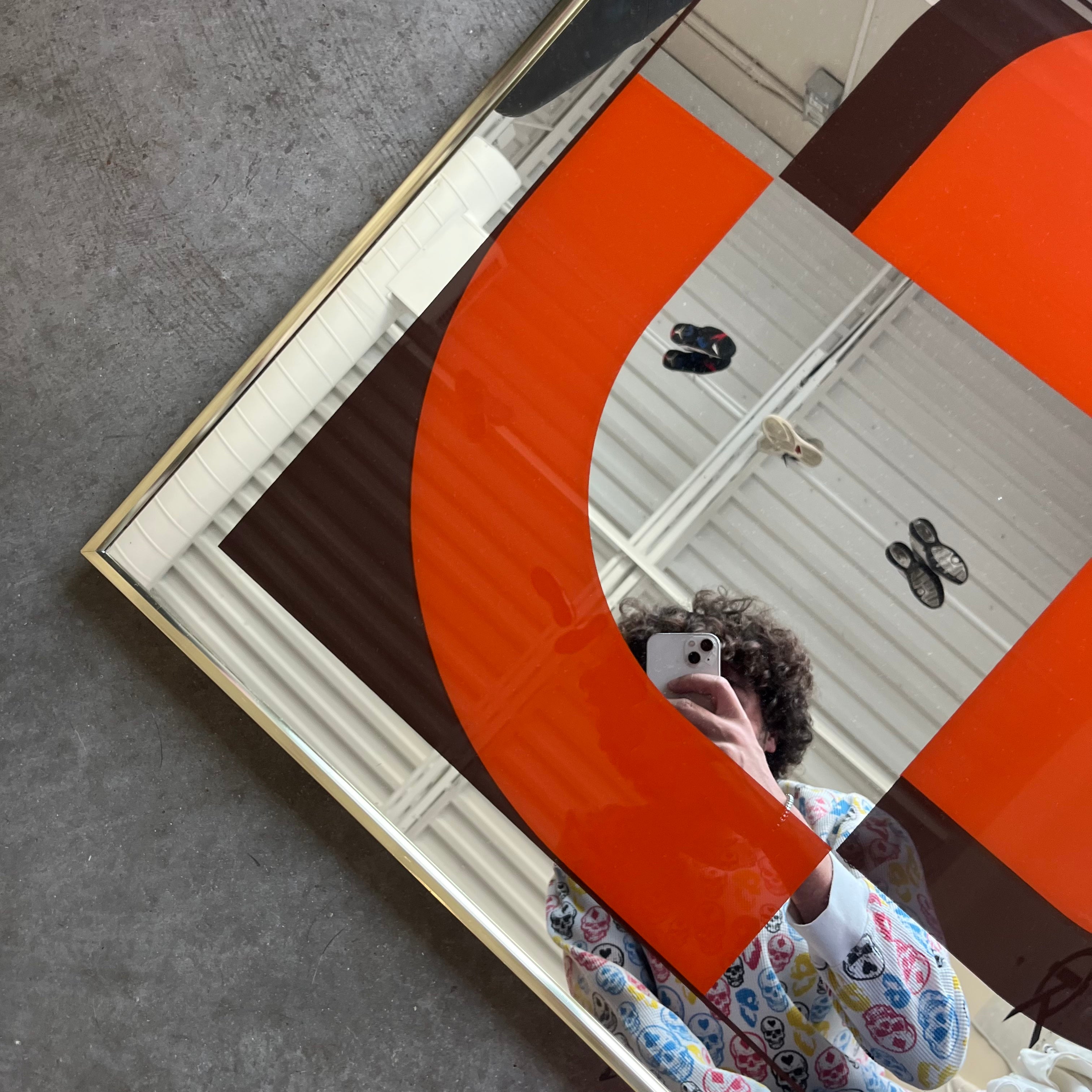 1960s-70s Mid Century Modern Turner Brand Mirror