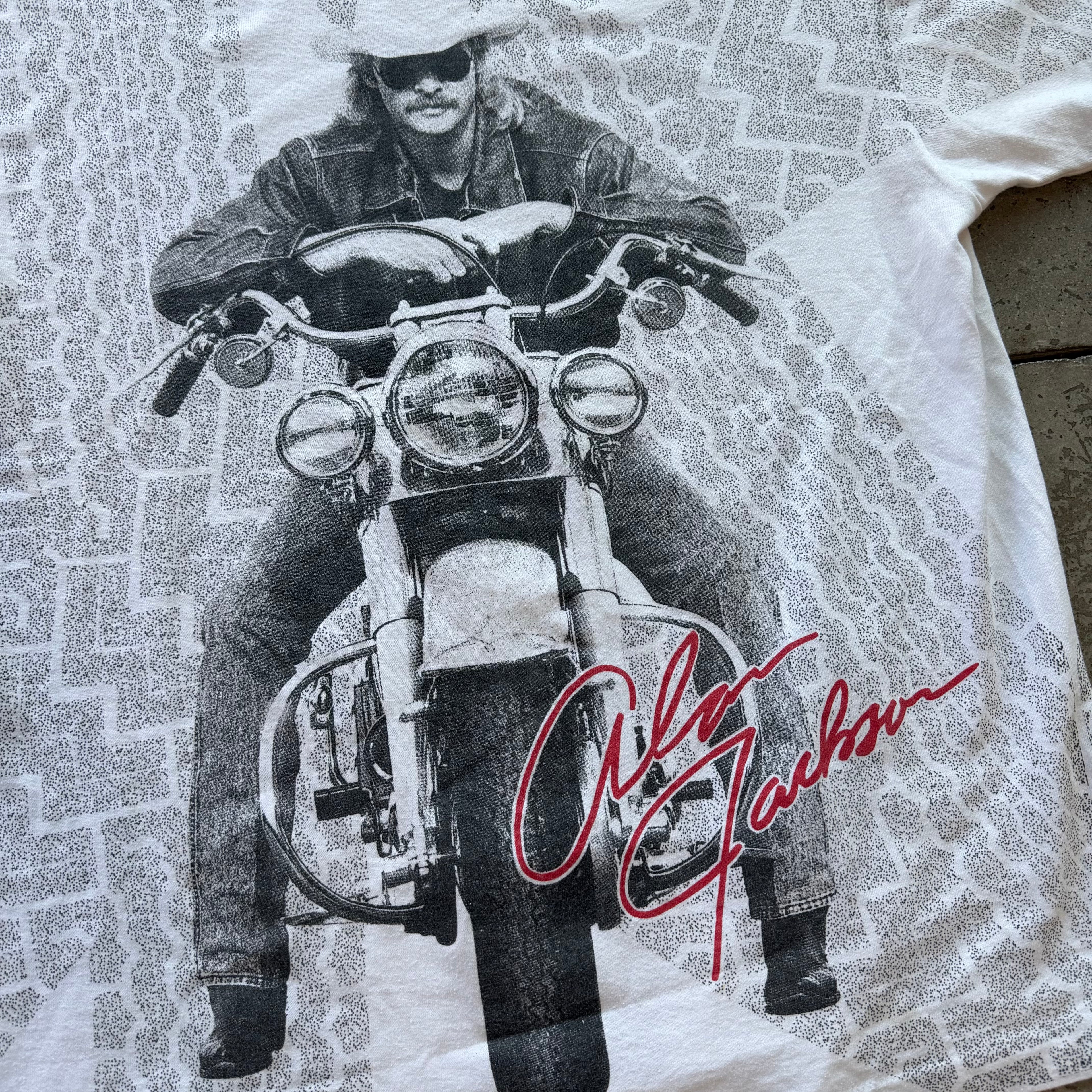 L 90s Alan Jackson AOP Tee