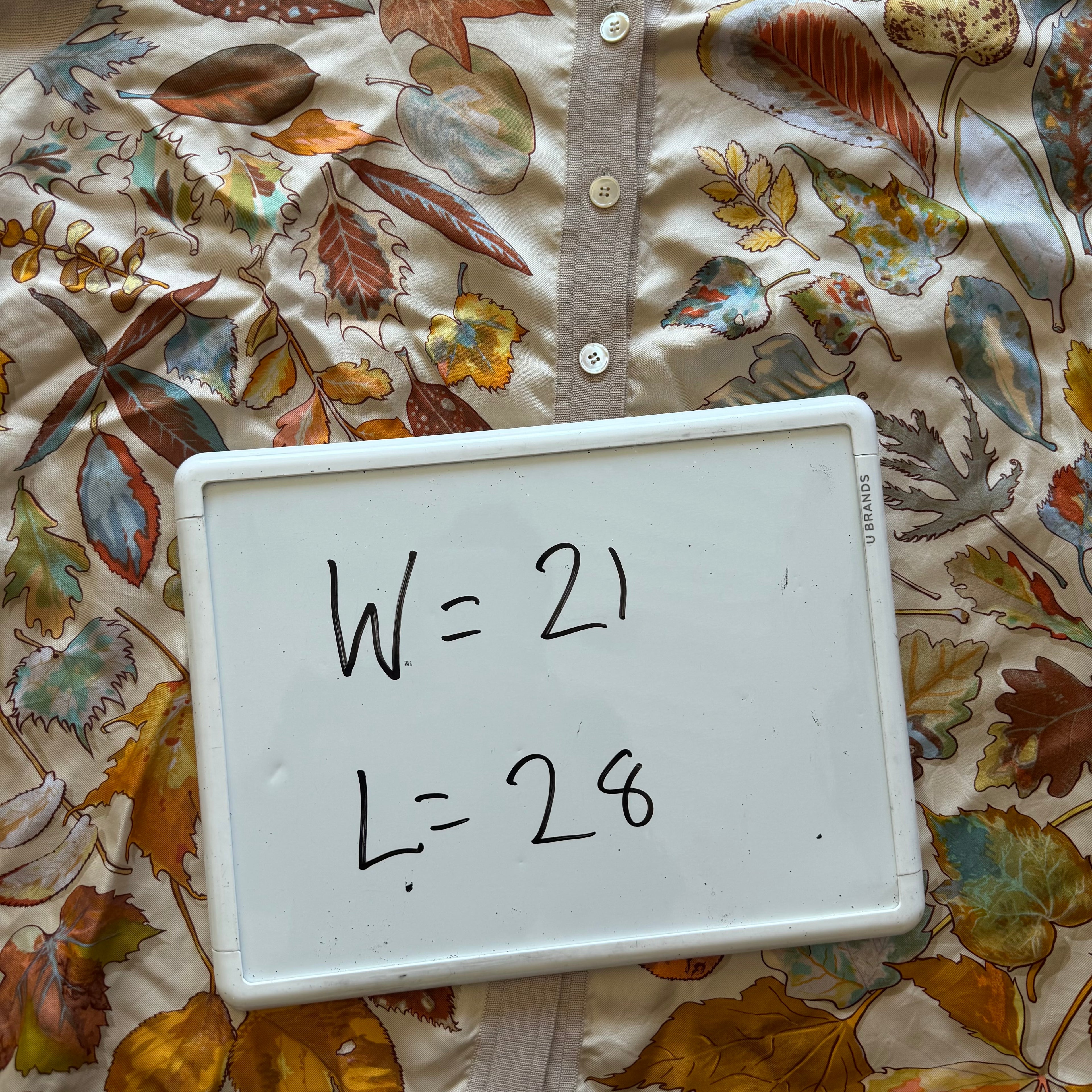M 90s Hermes Silk Floral Button Up