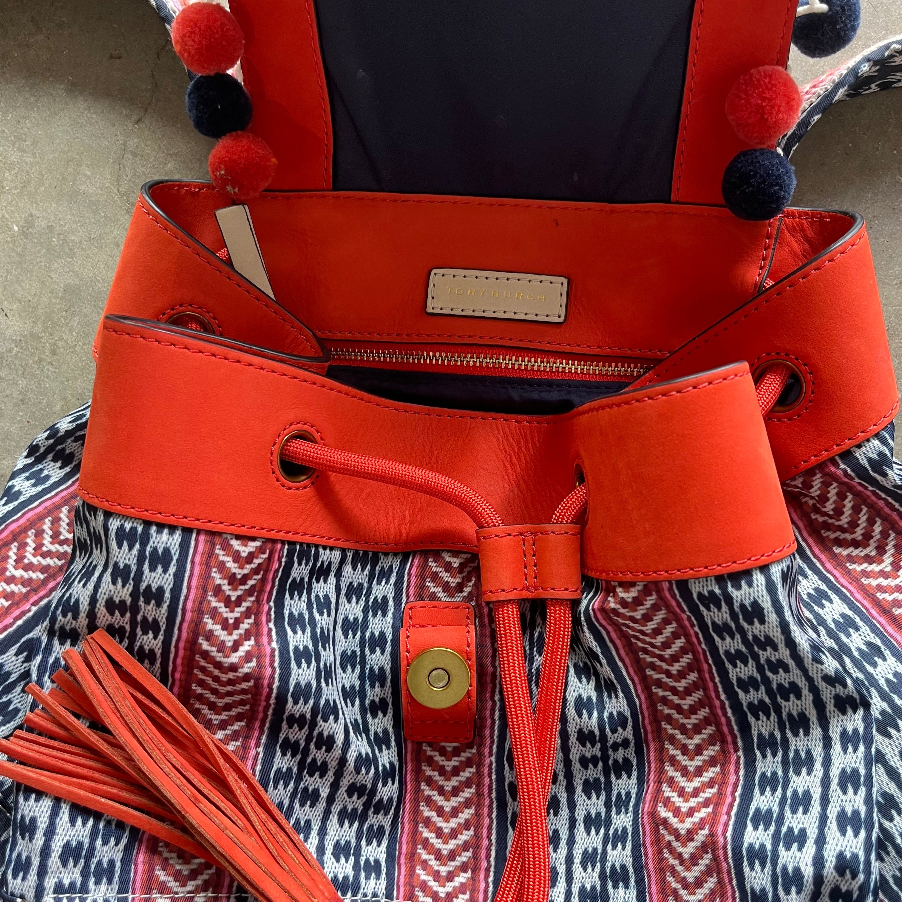 Tory Burch Pom Pom Scout Backpack