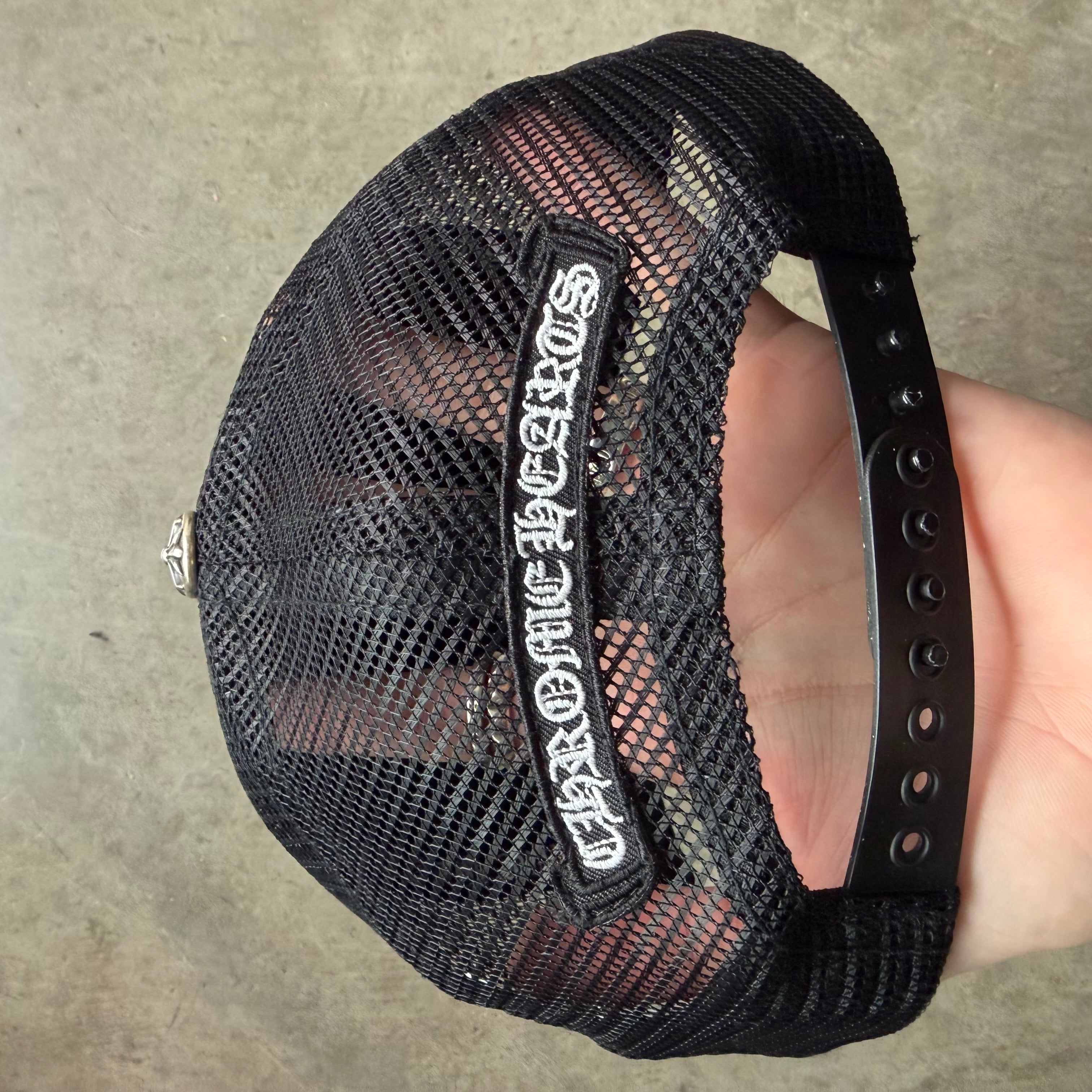 Chrome Hearts Camo Triple Cross Patch Trucker Hat