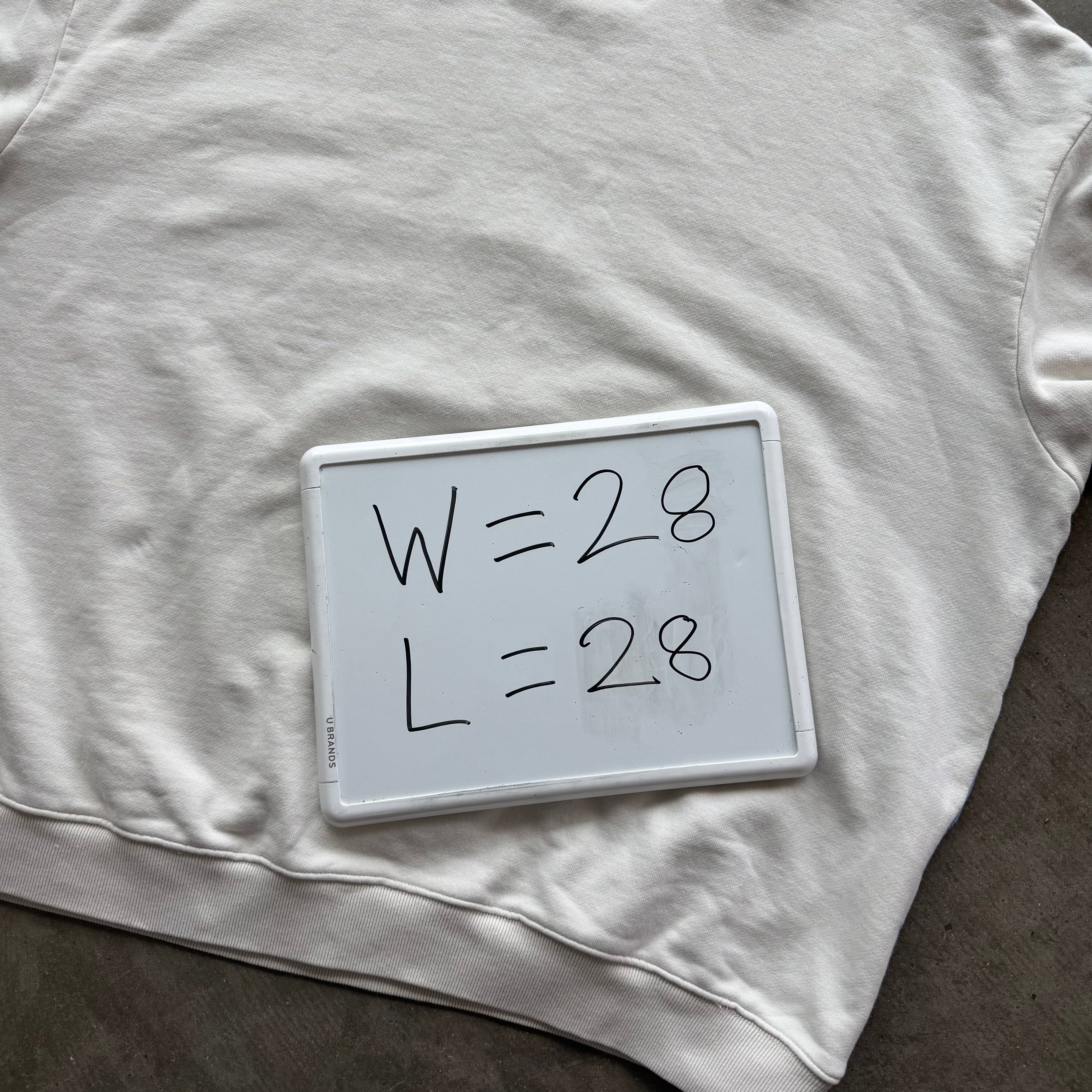 XL Kapital Bone Crewneck White Blue
