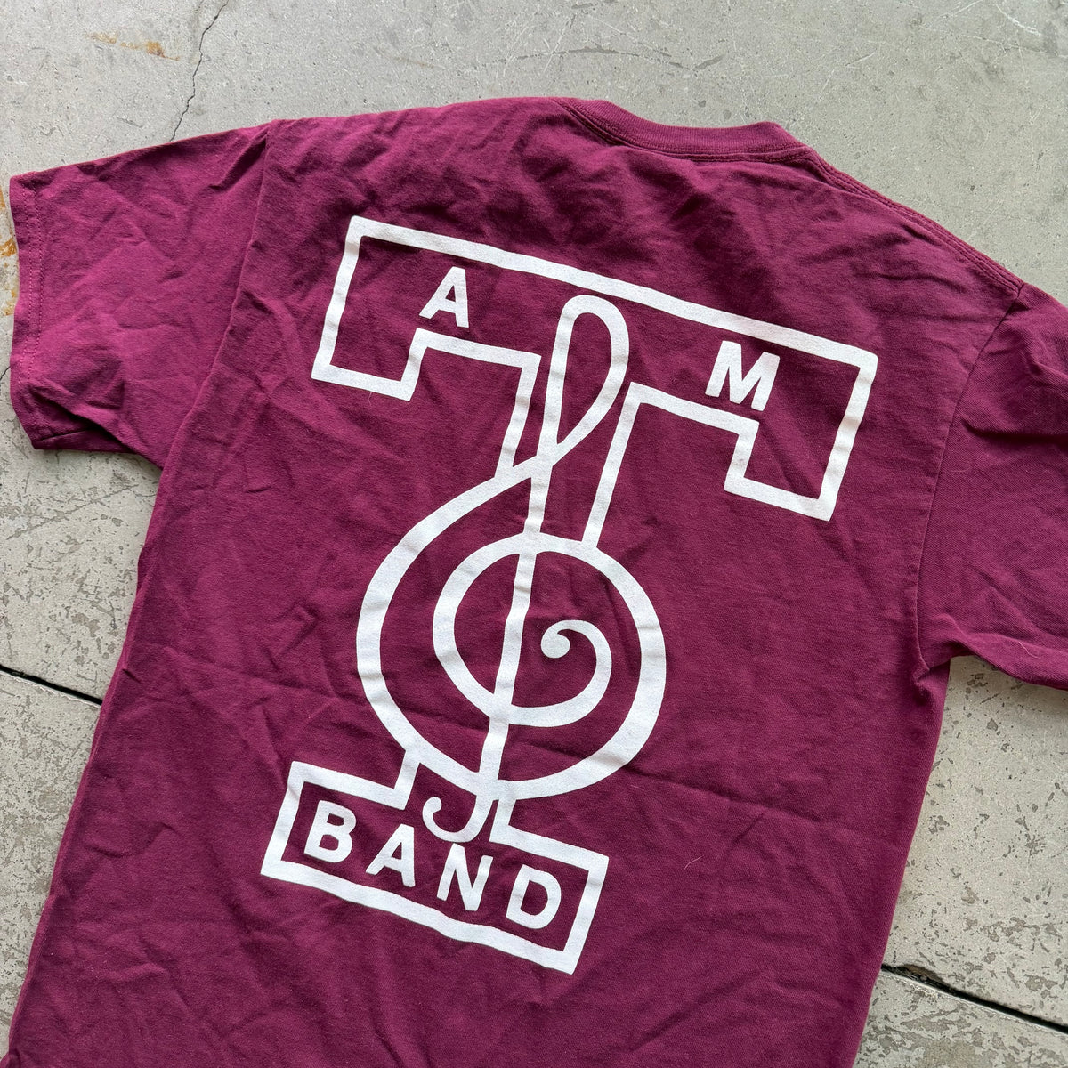 M 00s Texas A&M Band Tee