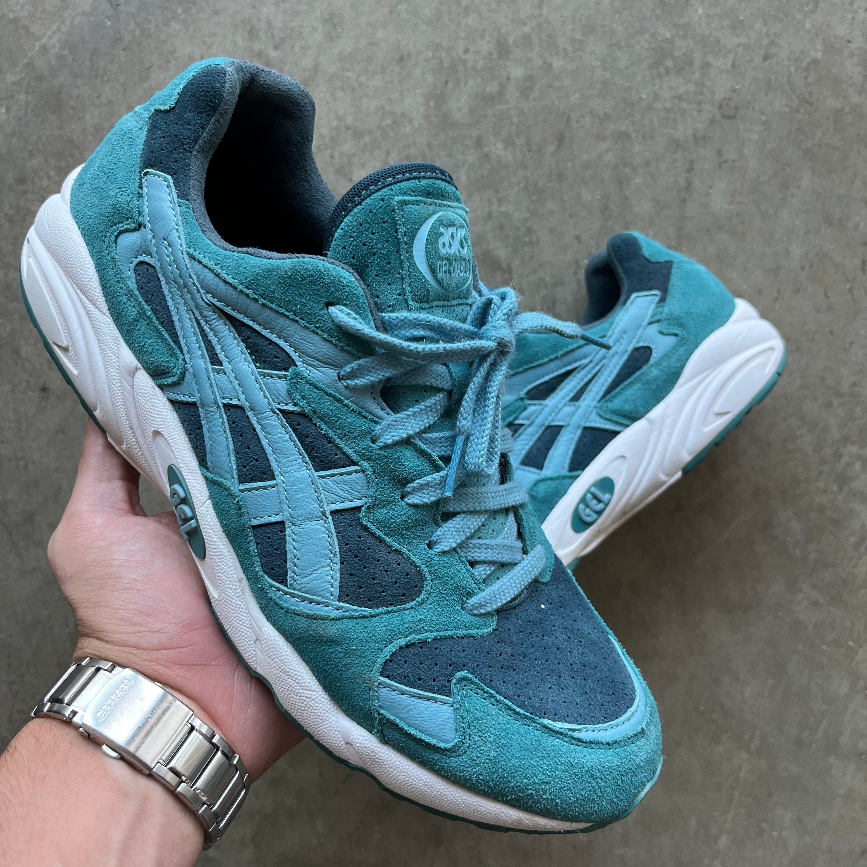 10.5 Used ASICS Gel Diablo Blue
