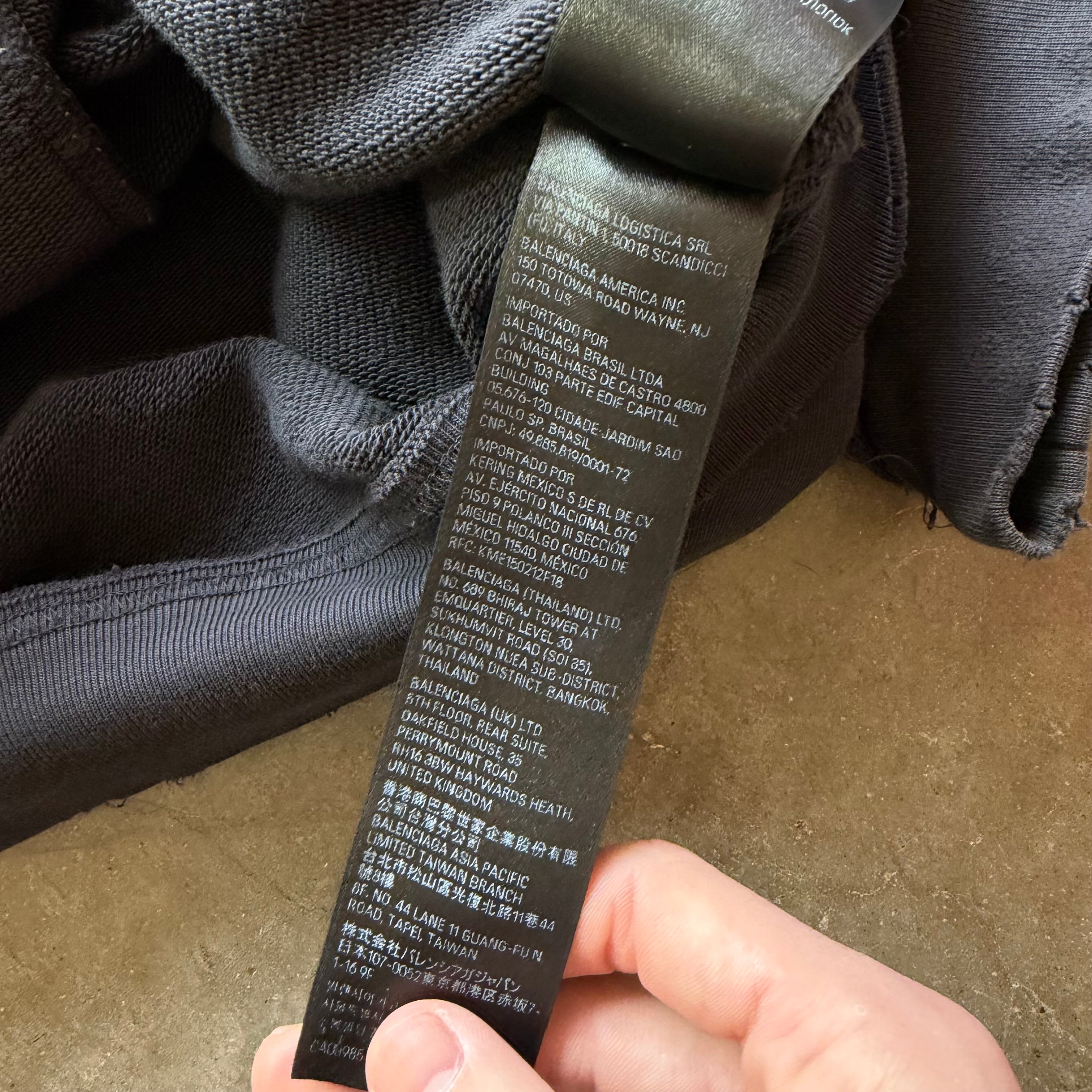 L Balenciaga Ciao-Bello Full Zip Hoodie