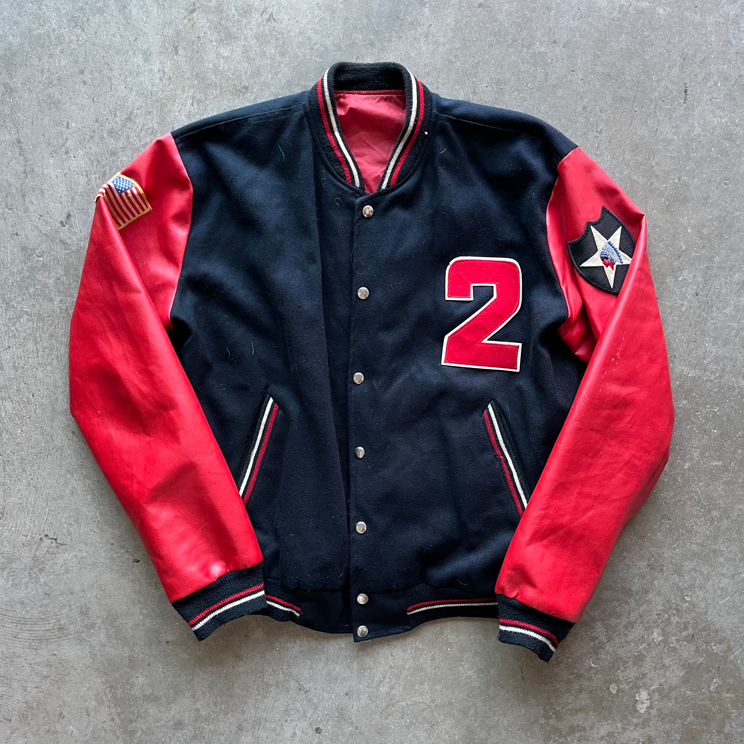 XL 1980s 2nd Infantry Division Bomber Jacket