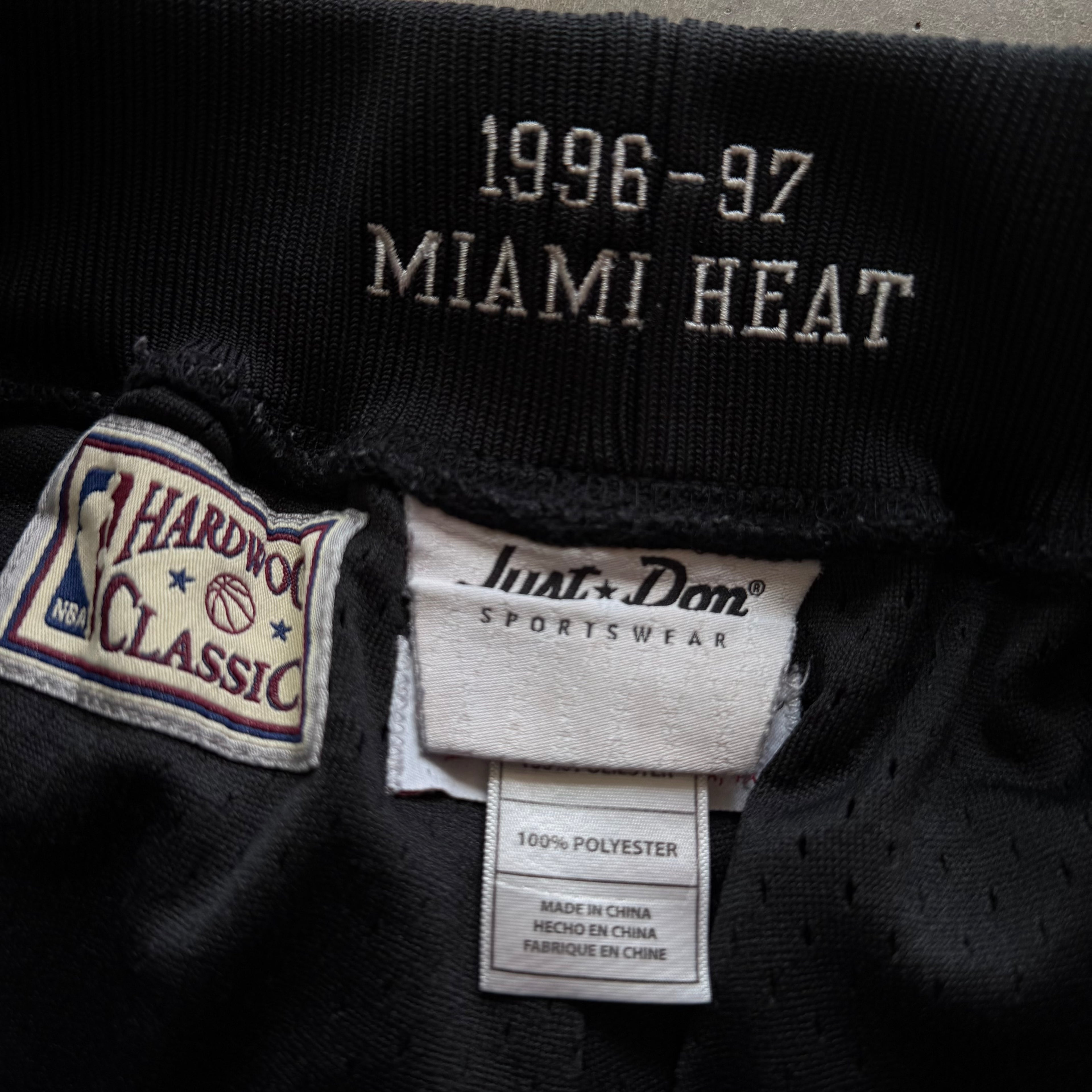 S Just Don Mitchell And Ness Heat Shorts