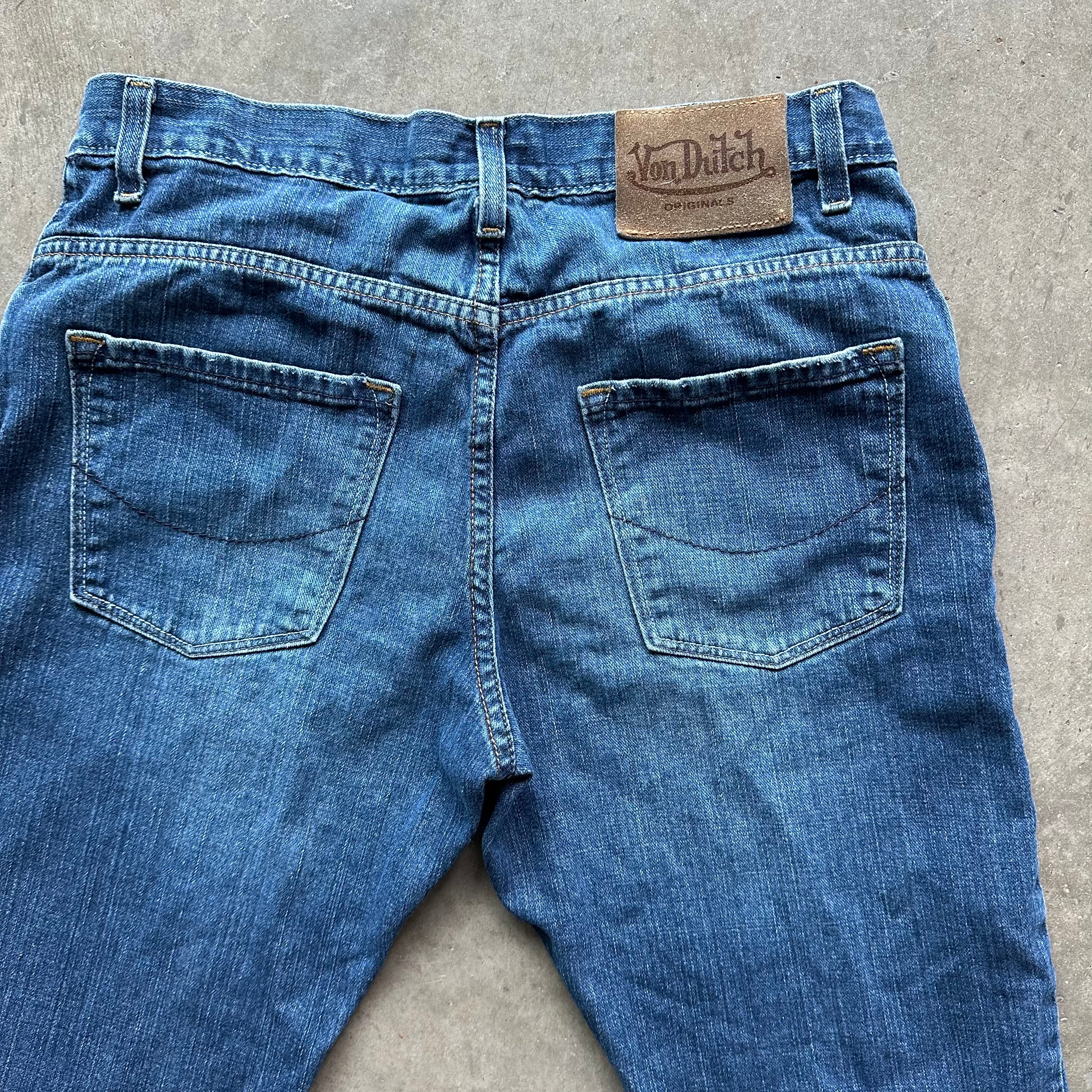 33x33 Y2K Von Dutch Jeans