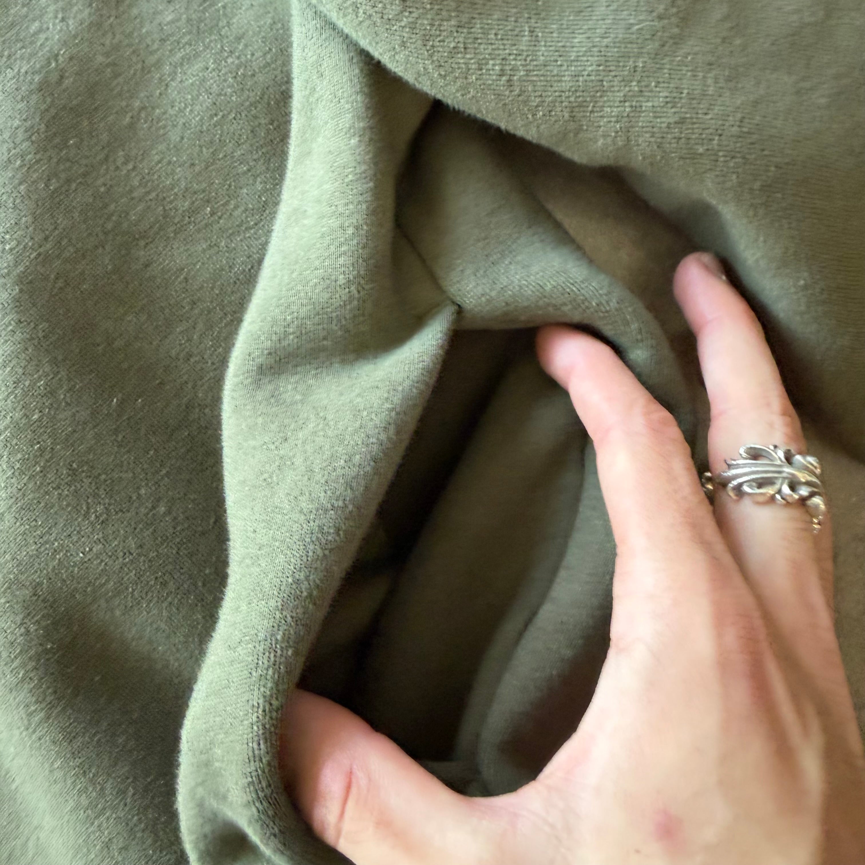 XL FOG Essentials Olive Crewneck