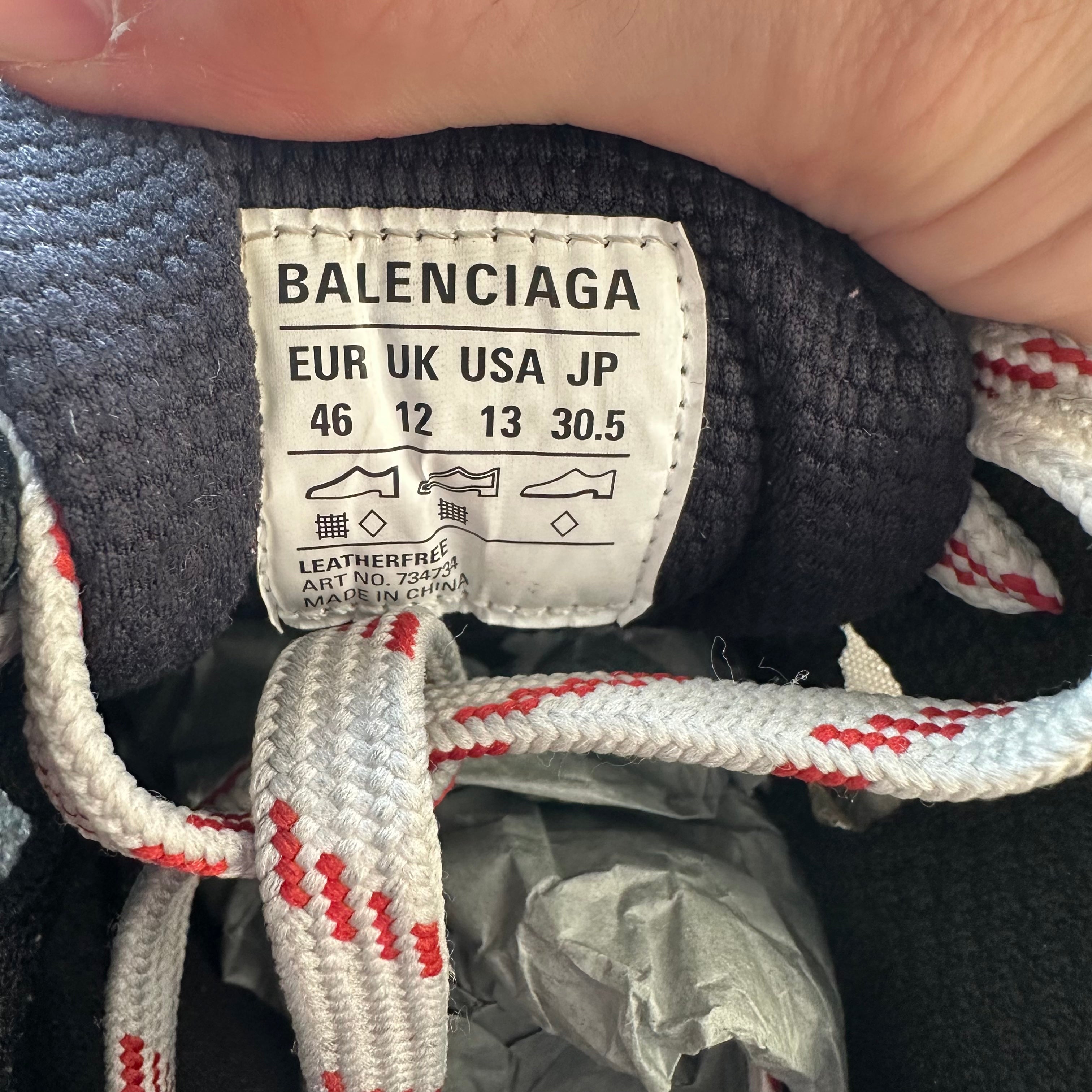 46 Used Balenciaga 3XL Red/Grey