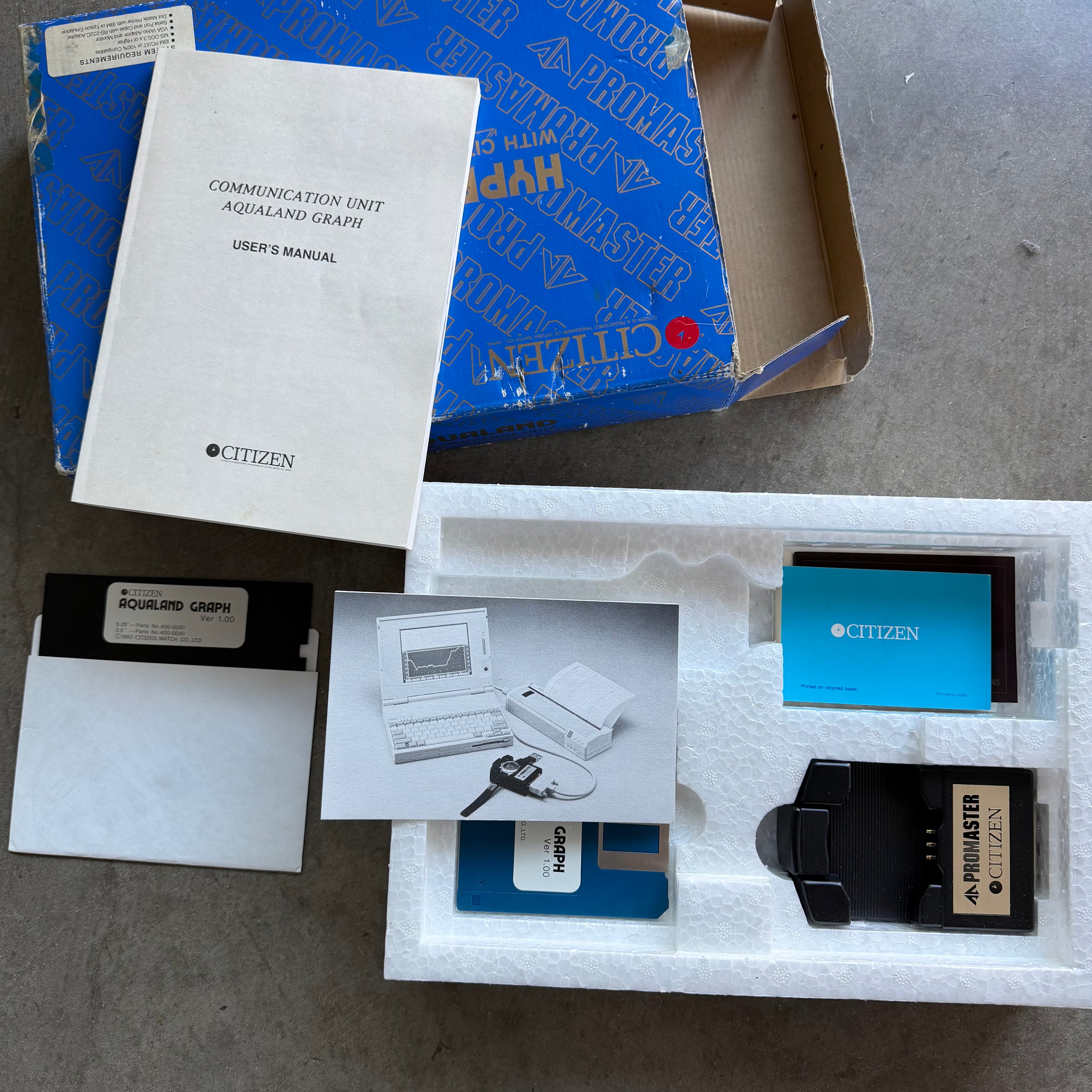 Citizen Hyper Aqualand Promaster Watch Full Set