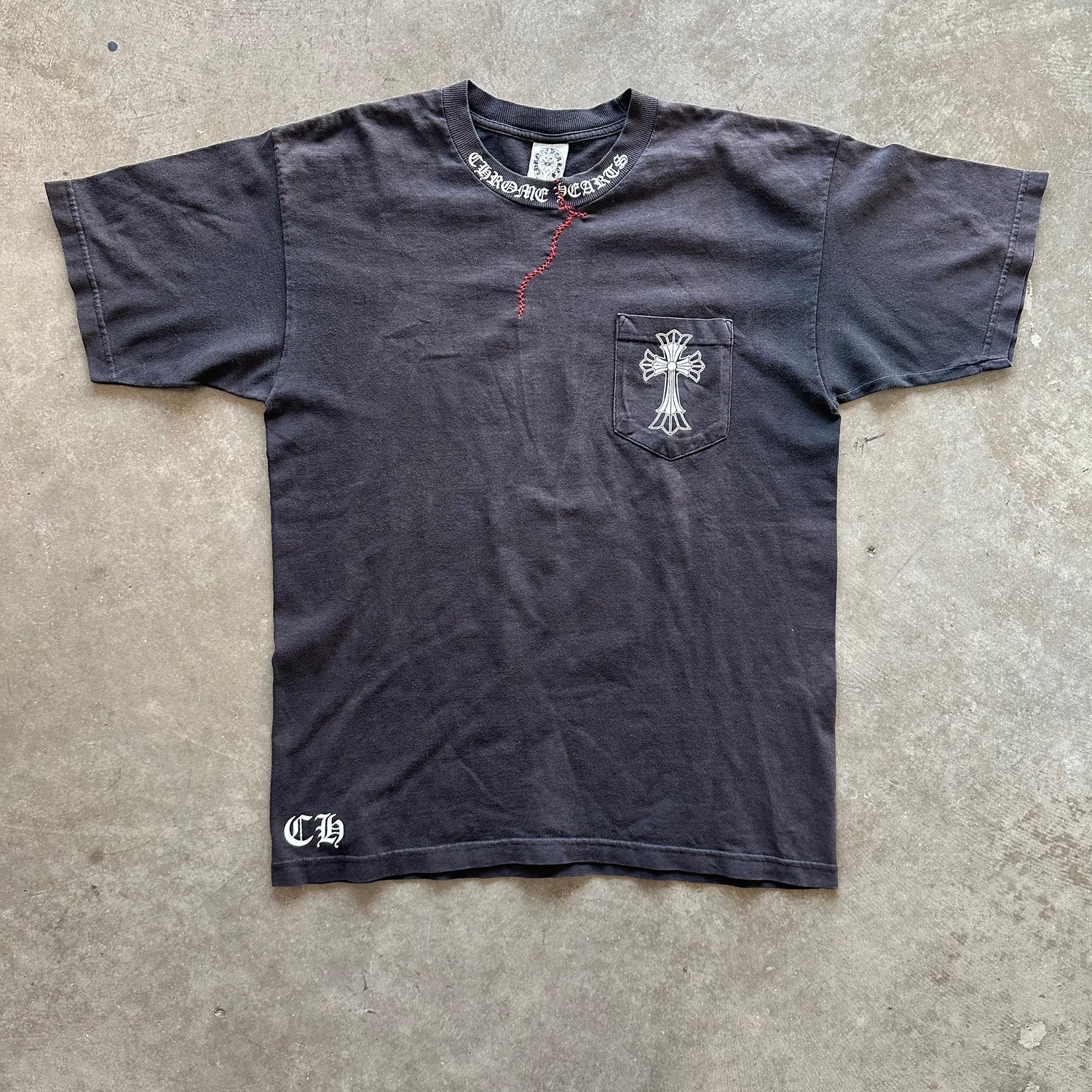 L Vintage Repaired Chrome Hearts Tee