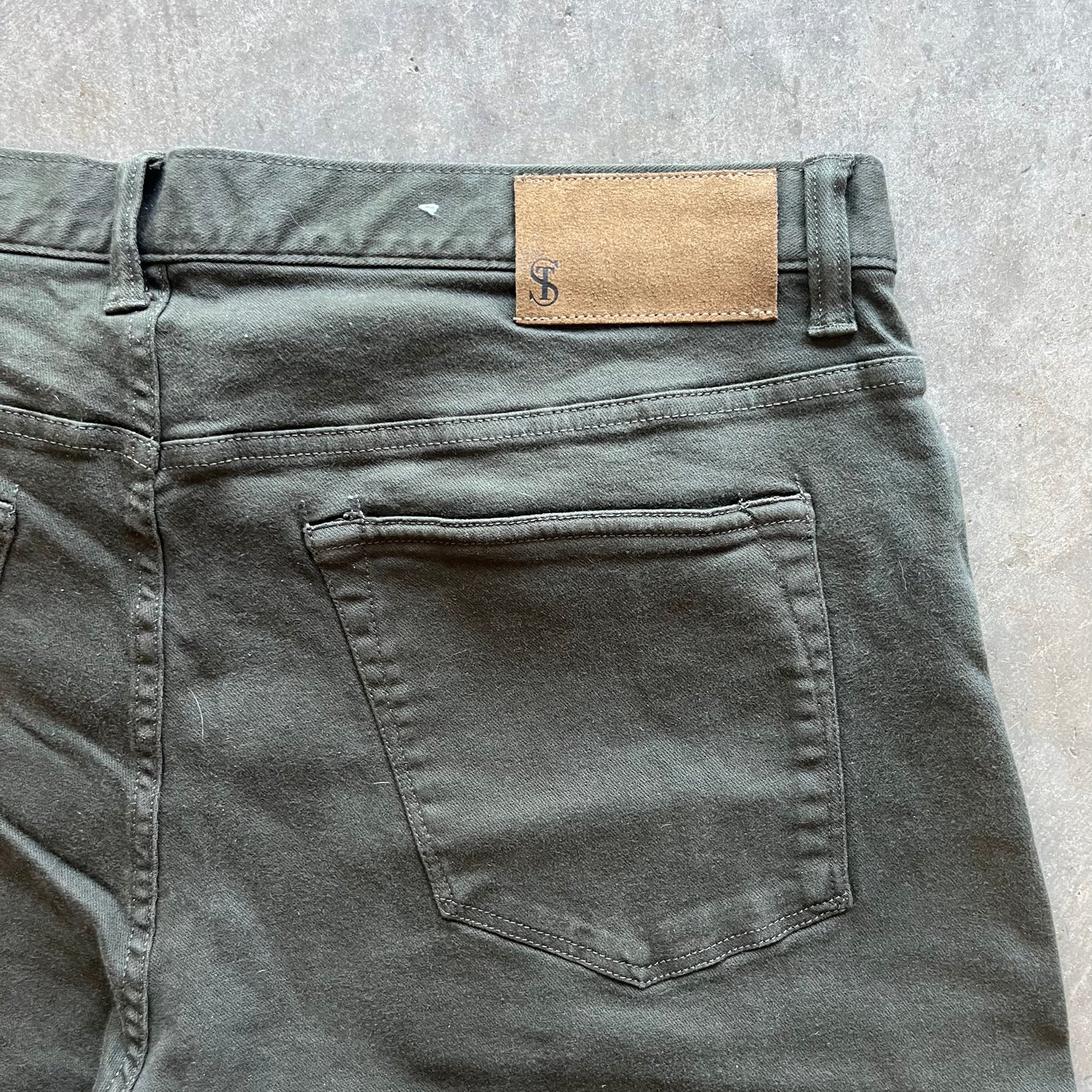 36x32 Olive Todd Snyder Pants