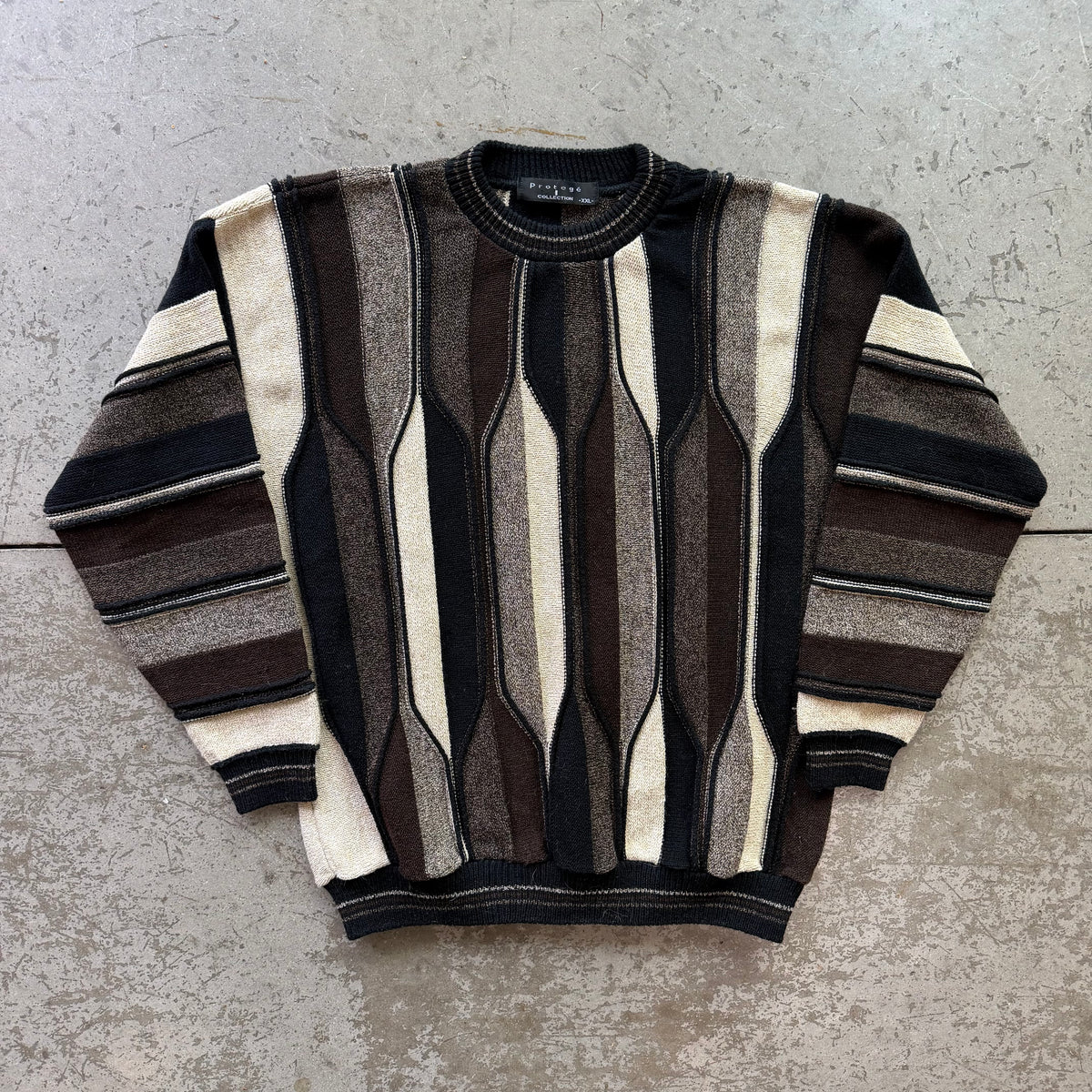 XXL 00s 3d Knit Sweater