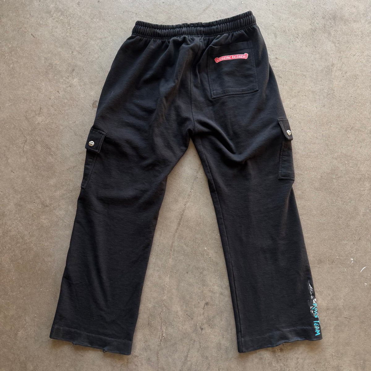 XXL Chrome Hearts Matty Boy Stay Fast Cargo Sweatpants