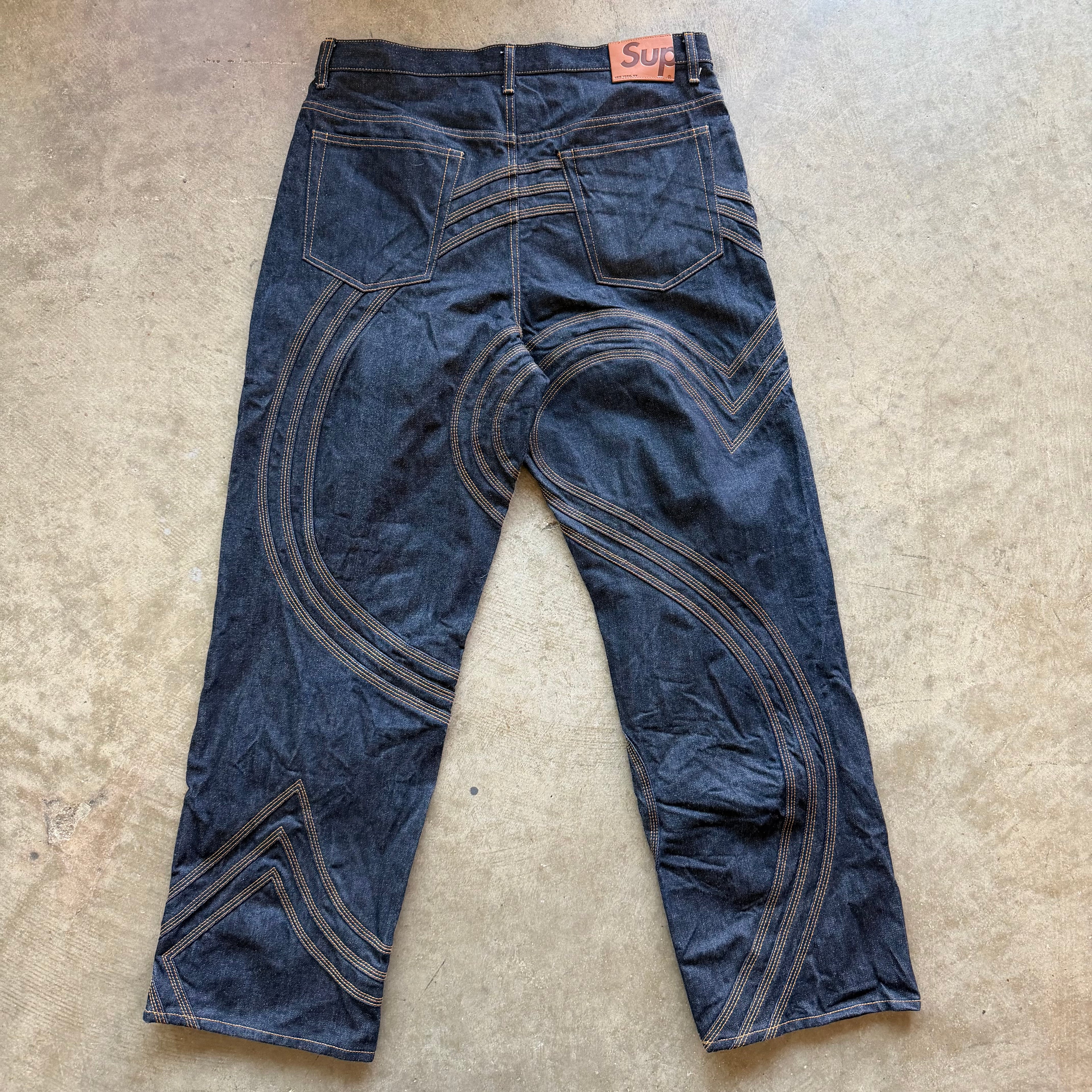 34x31 Supreme S Logo Baggy Jeans
