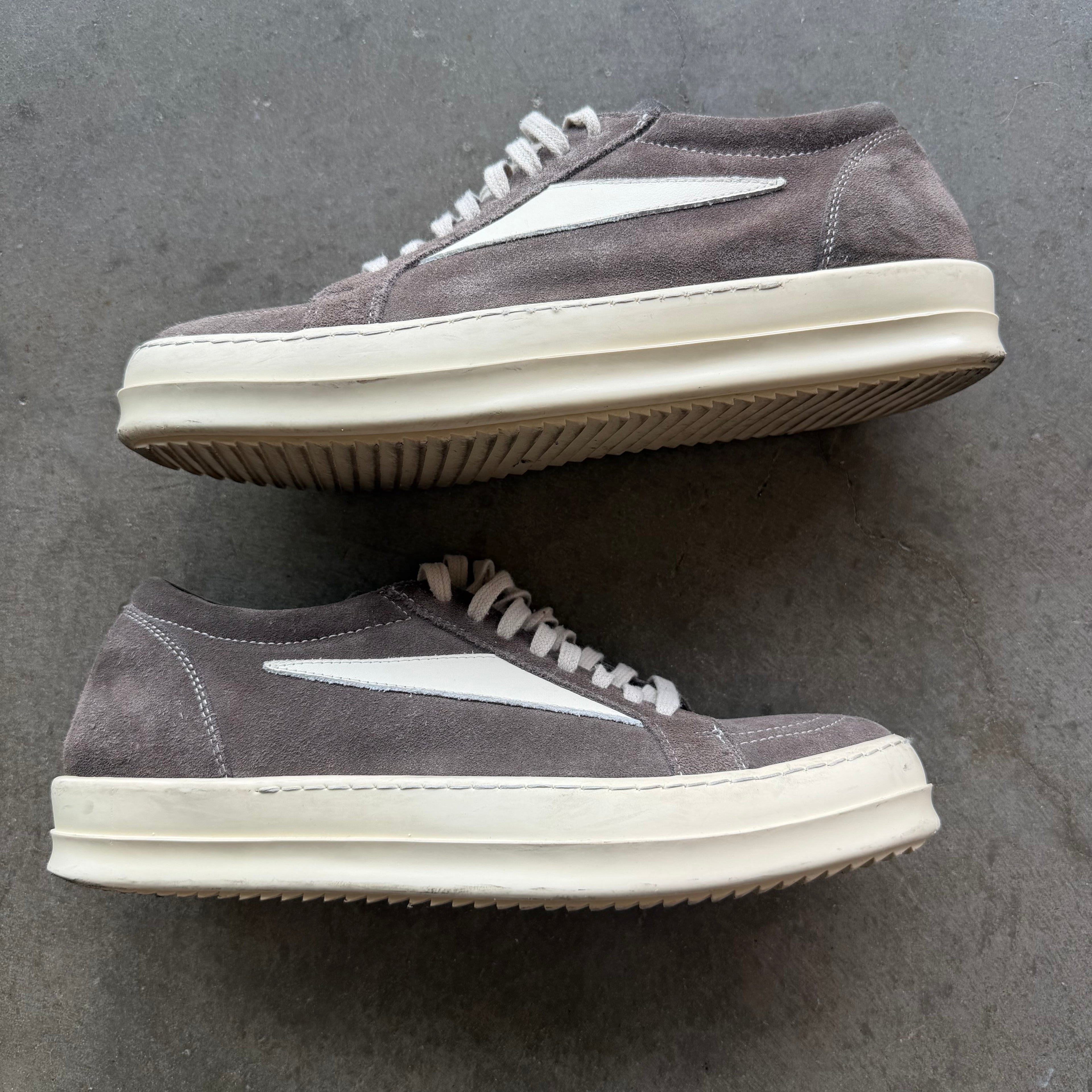 11 Rick Owens Vintage Sneaker Brown Suede