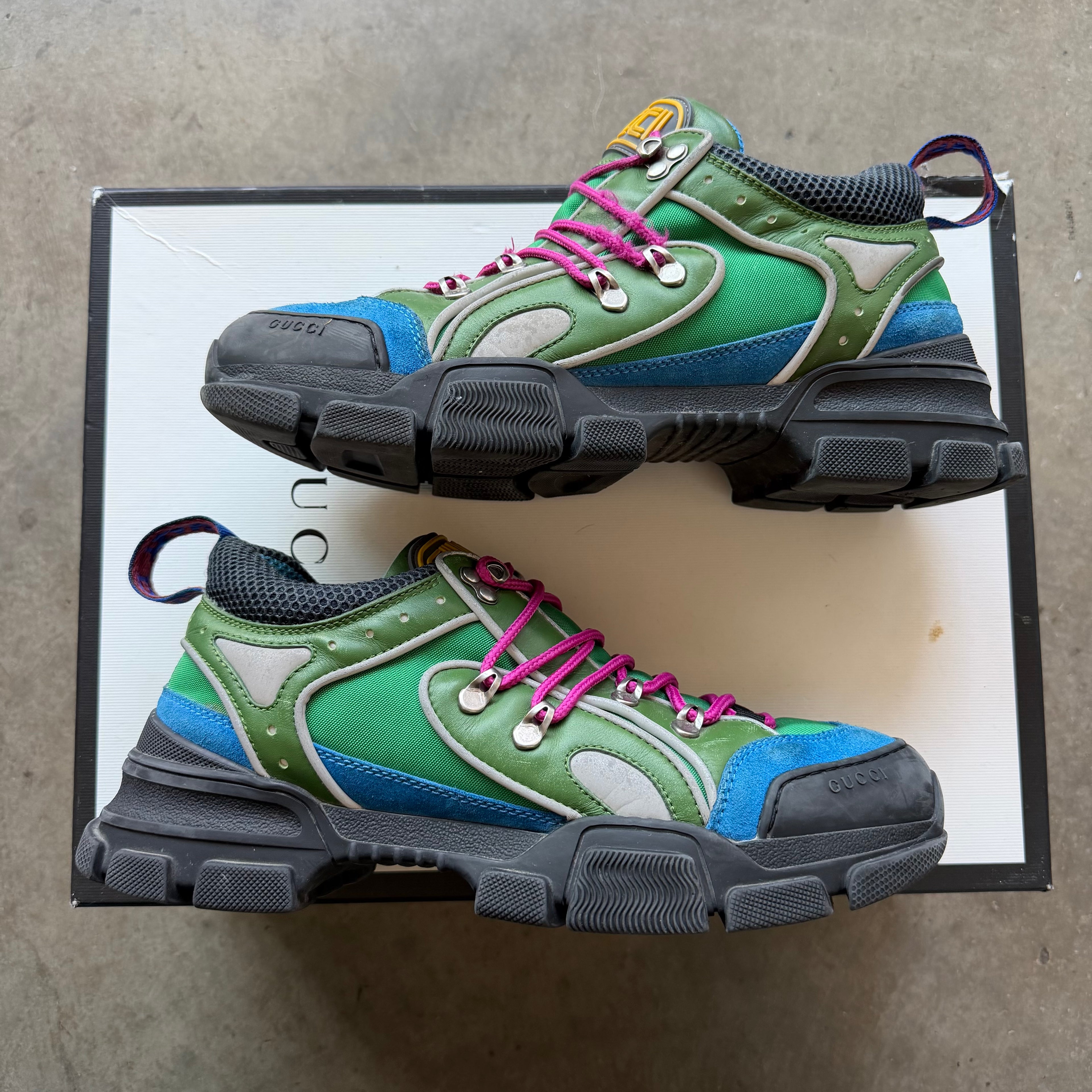 8 Used Gucci Flashtrek Green
