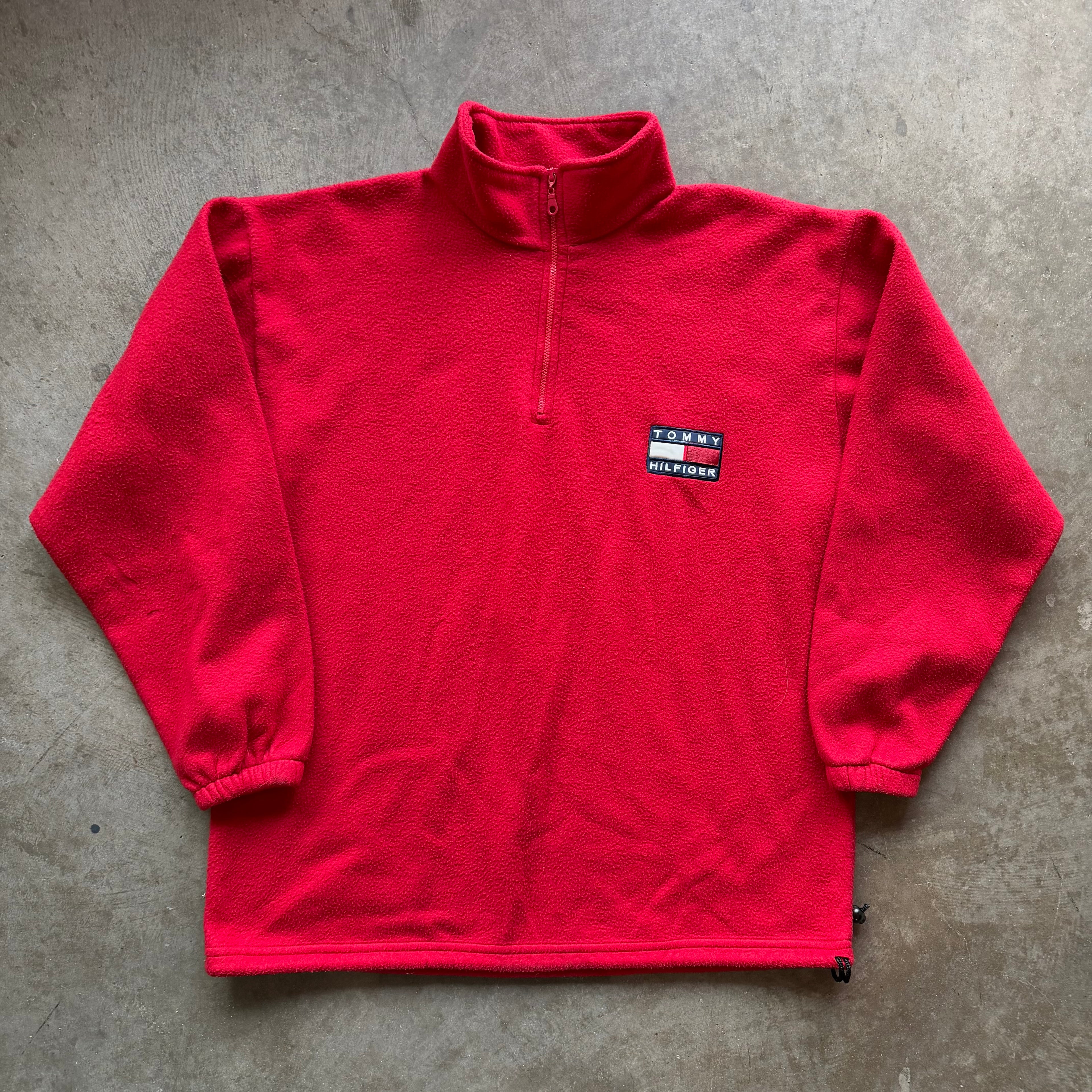 XL 90s Tommy Hilfiger Fleece Quarter Zip