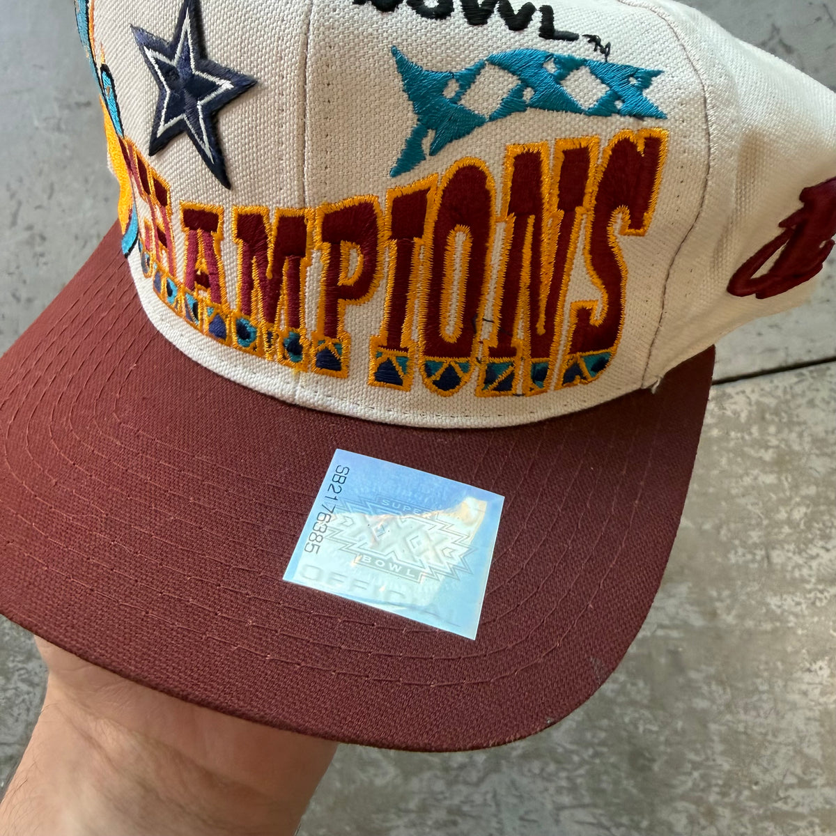 Brand New 90s Cowboys Super Bowl Hat