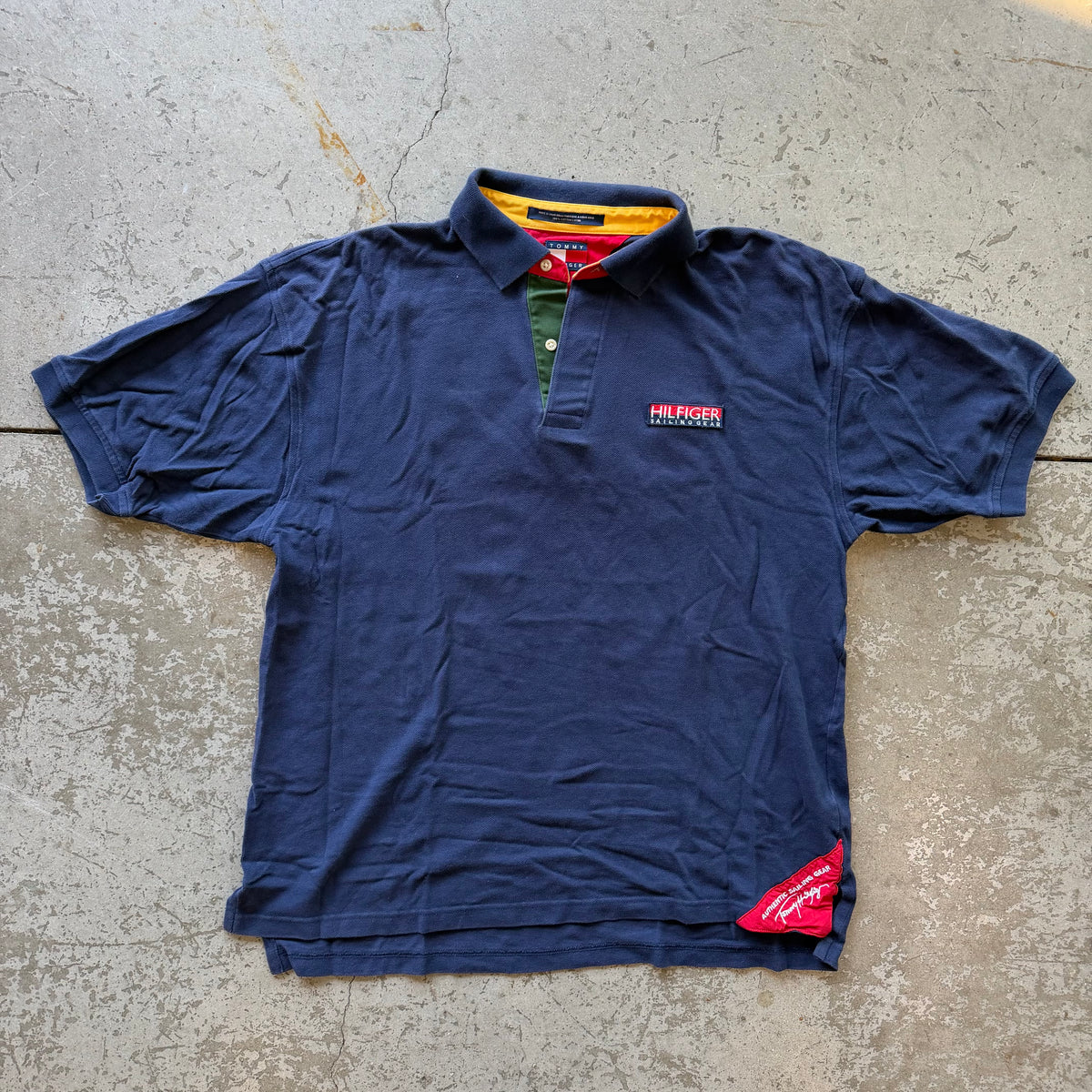 XL 00s Tommy Hilfiger Sailing Gear Polo
