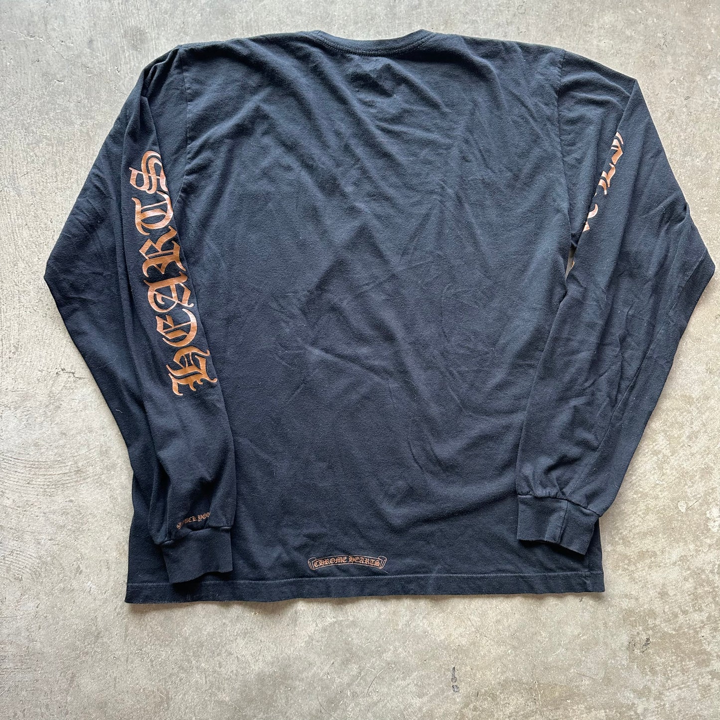 XL Chrome Hearts Brown Scroll Longsleeve