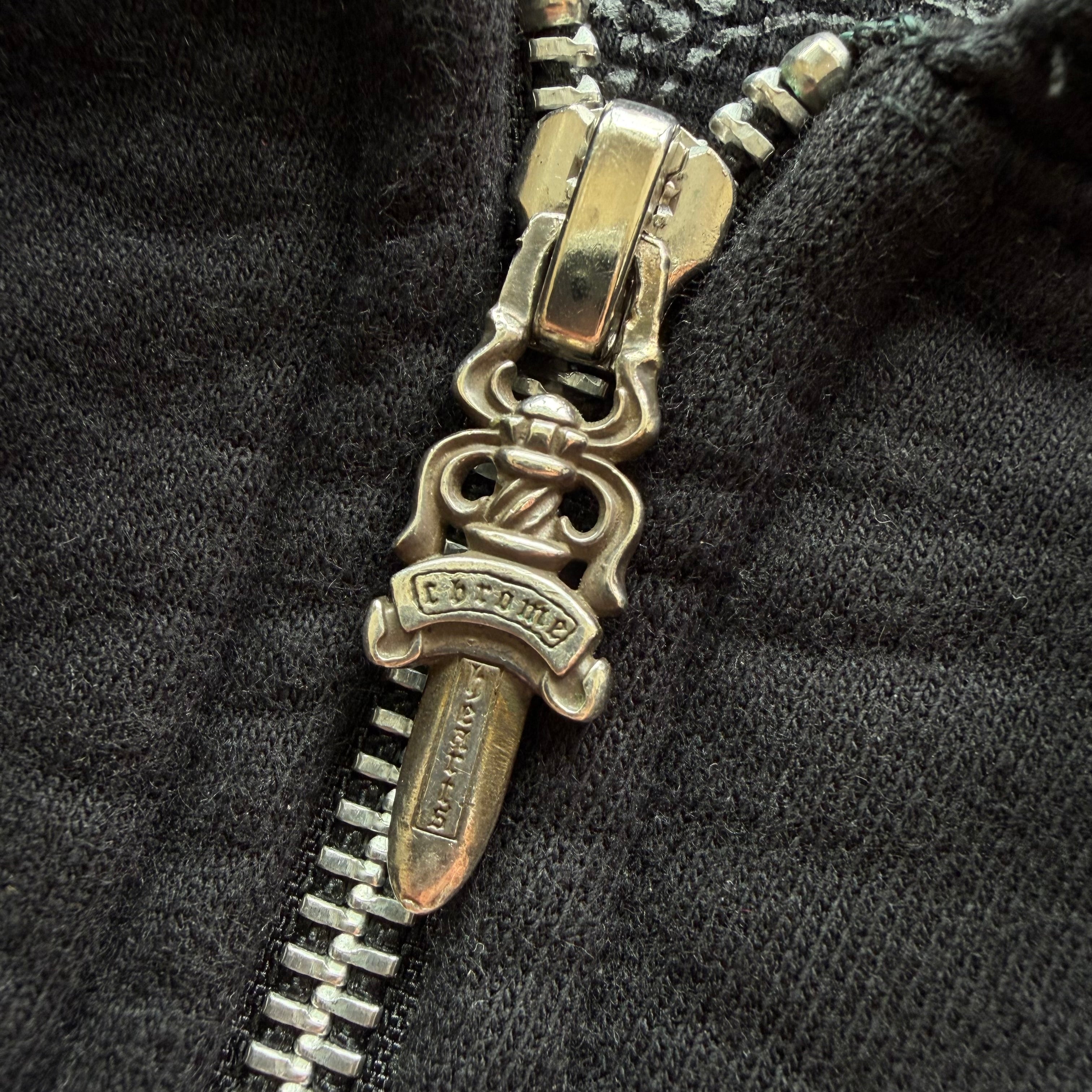 S Chrome Hearts Horseshoe Thermal Zipup