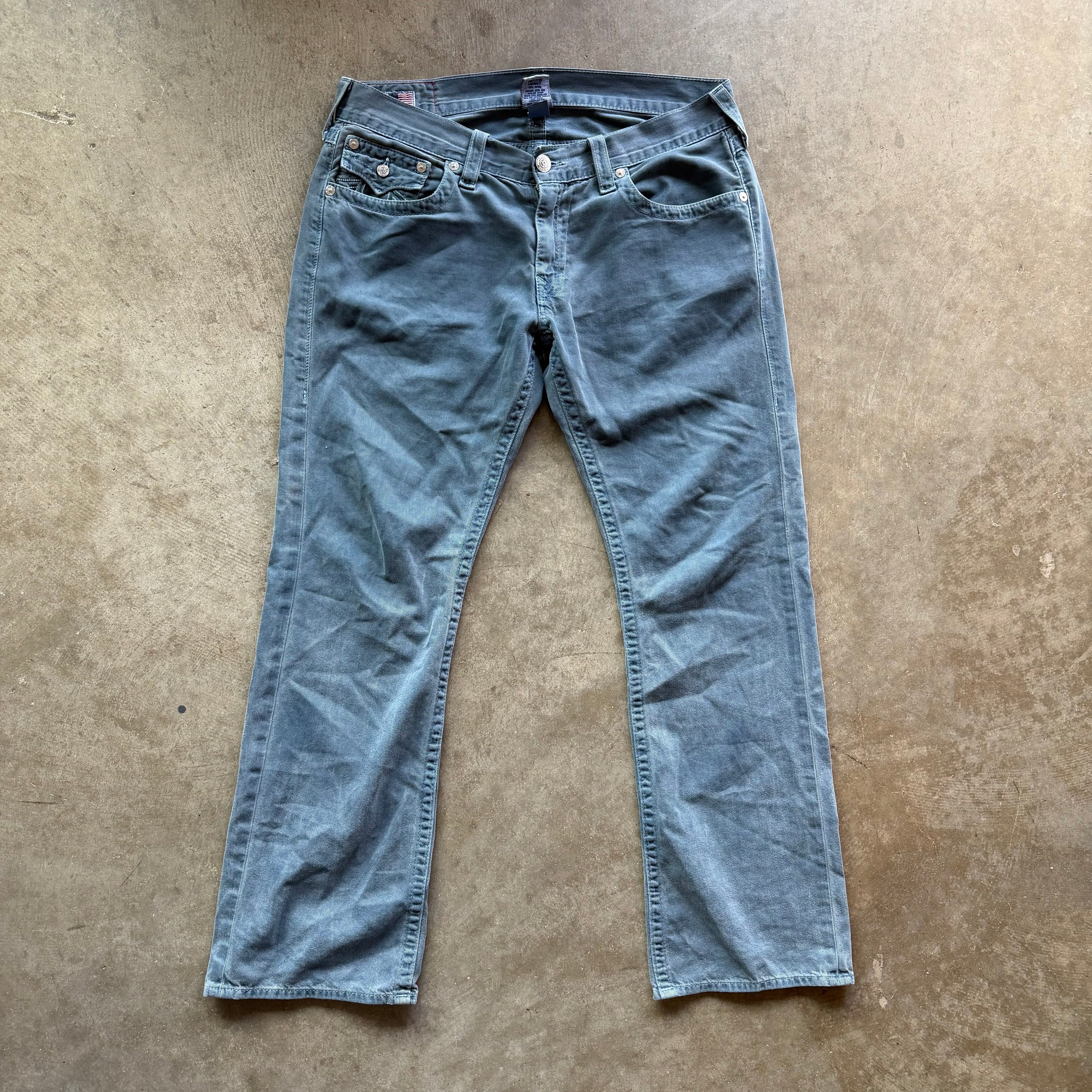 38x32 Faded True Religion Jeans