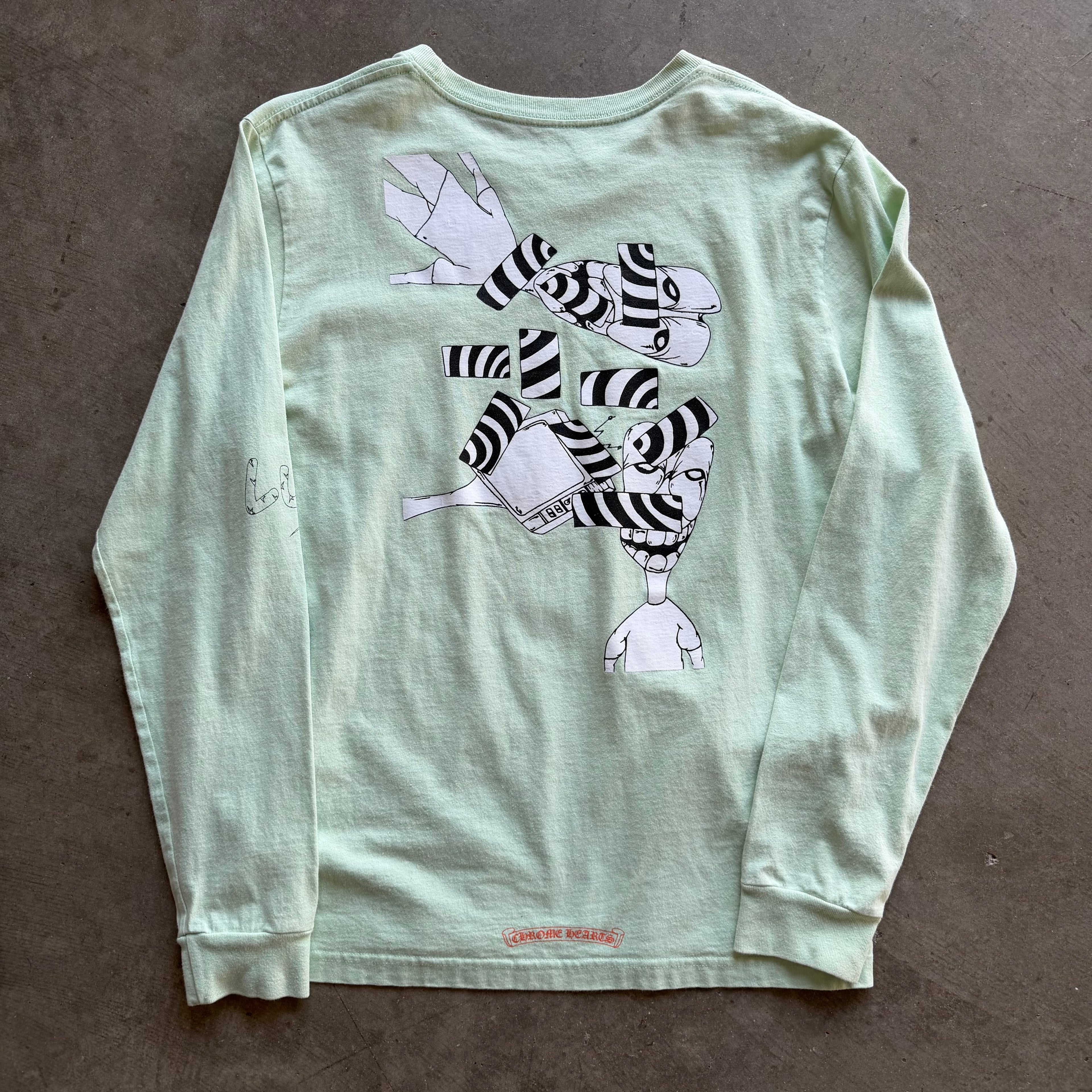 L Chrome Hearts Matty Boy Lust L/S Seagram Green
