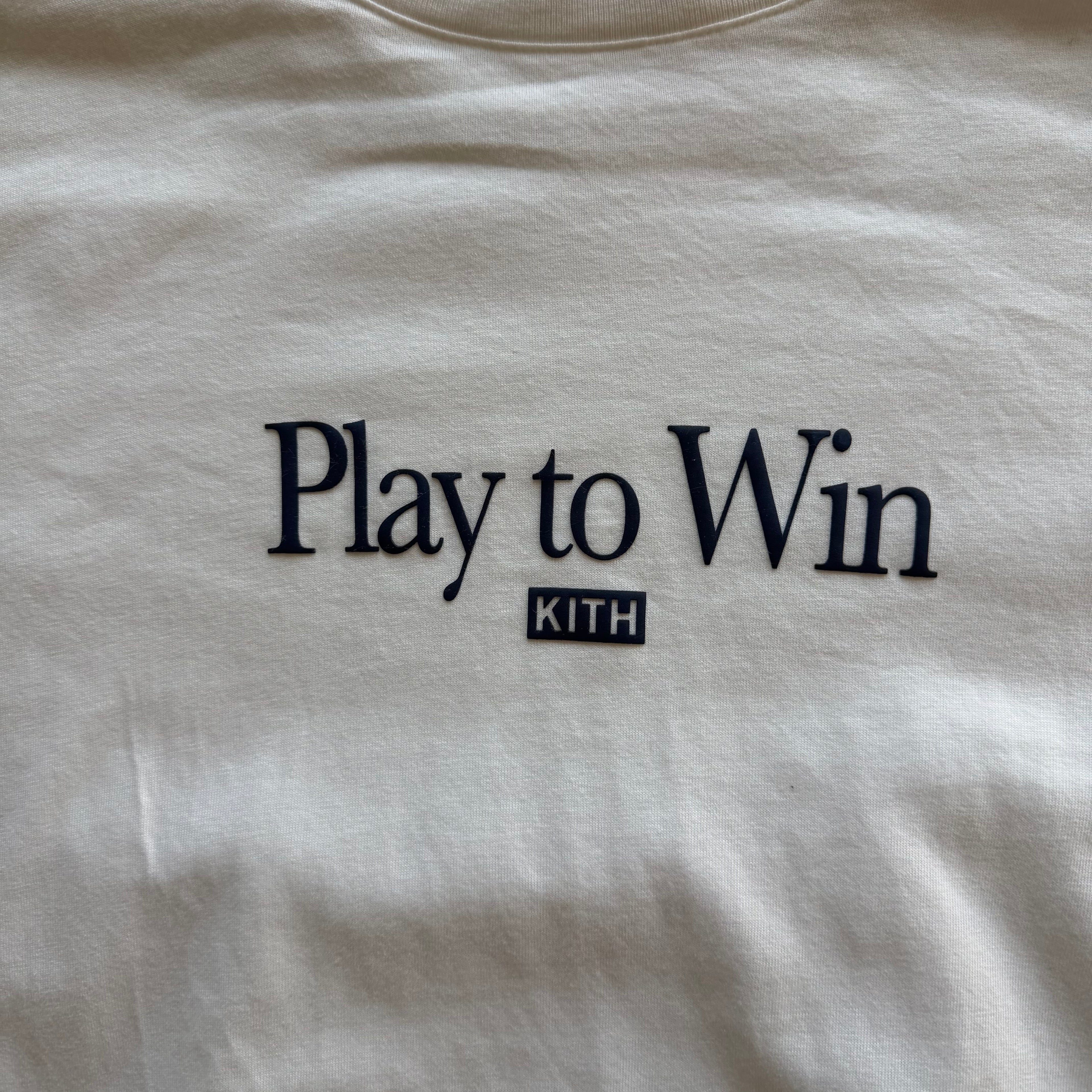 XXL Kith Play To Win Tee White