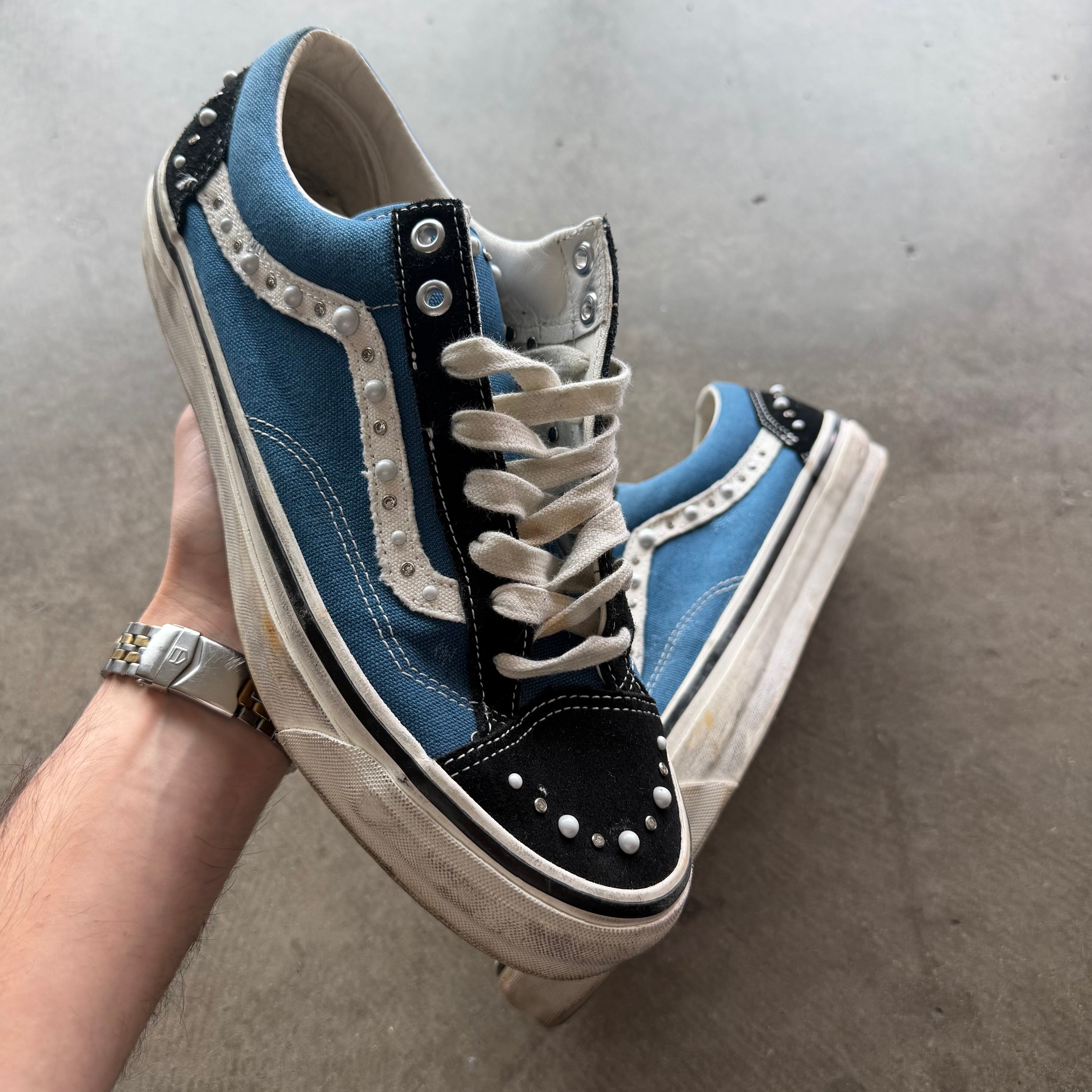 10.5 Vans Pearlized Navy