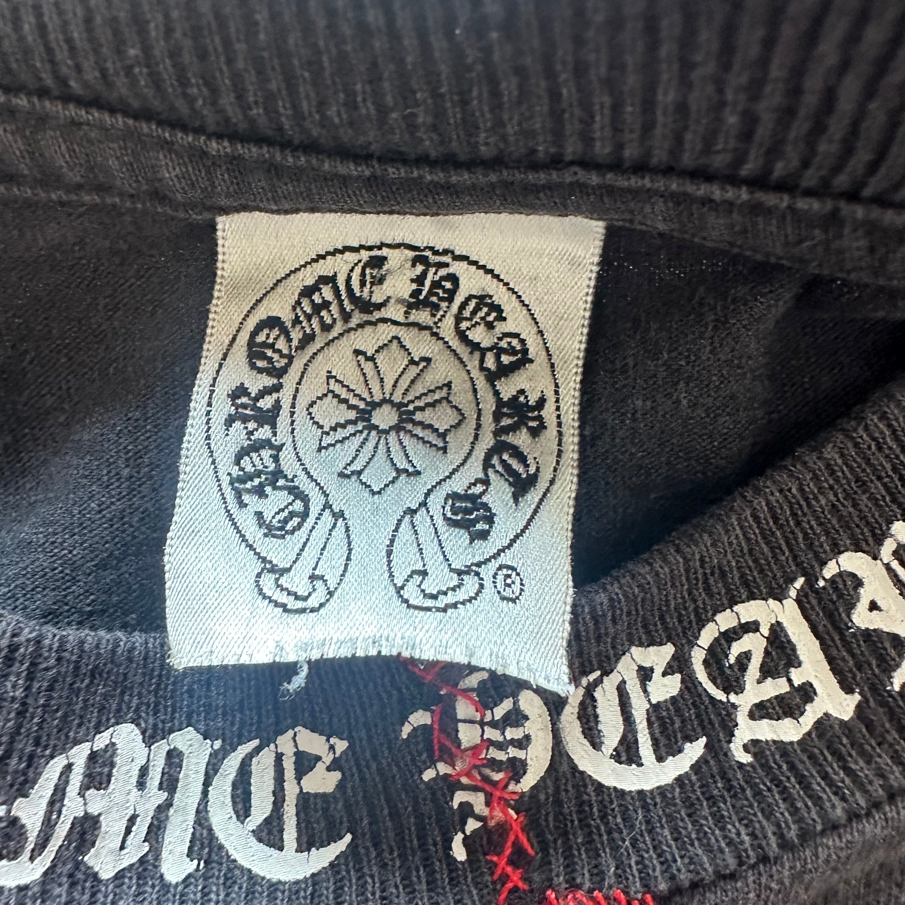 L Vintage Repaired Chrome Hearts Tee