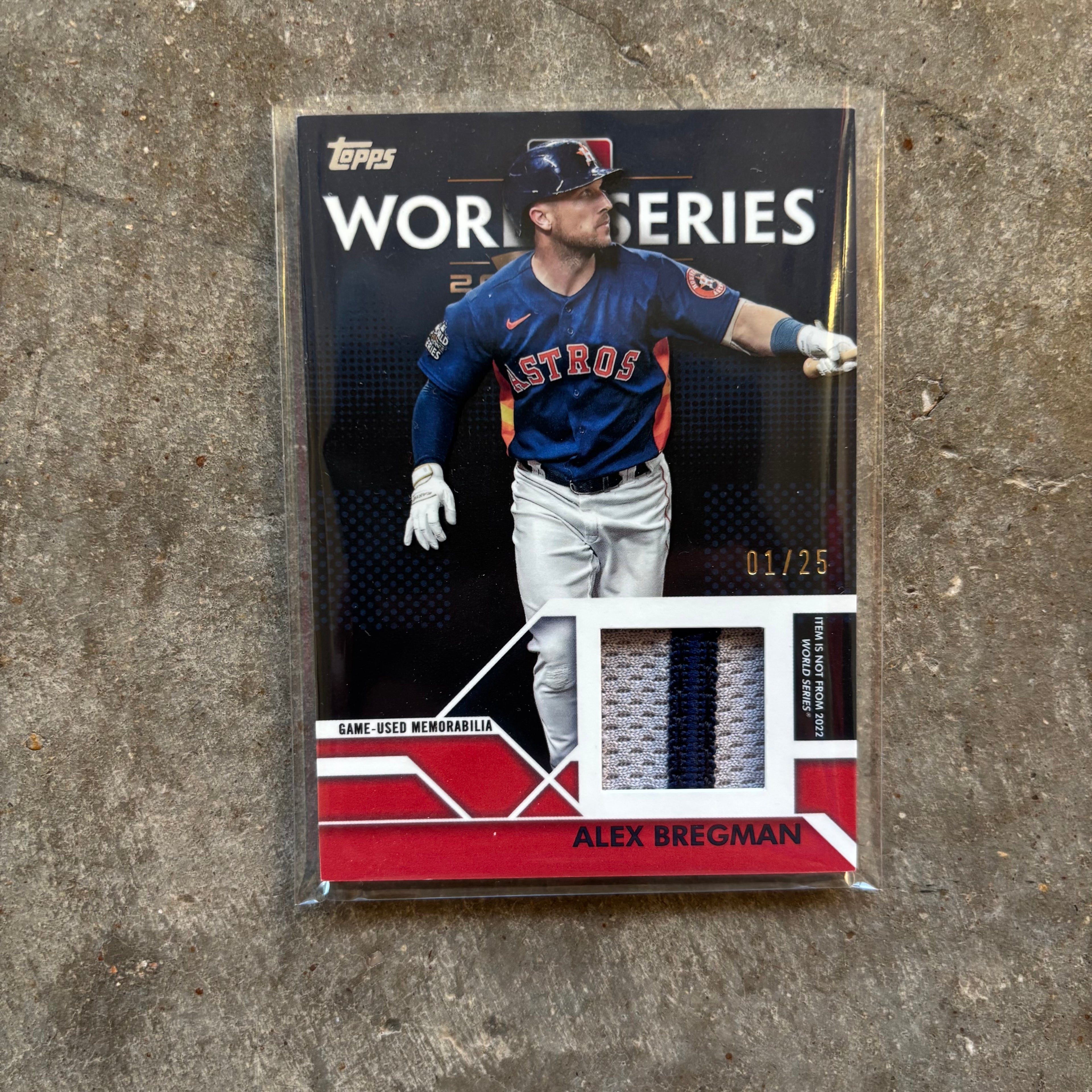 Alex Bregman Topps Series 1 Patch 1/25