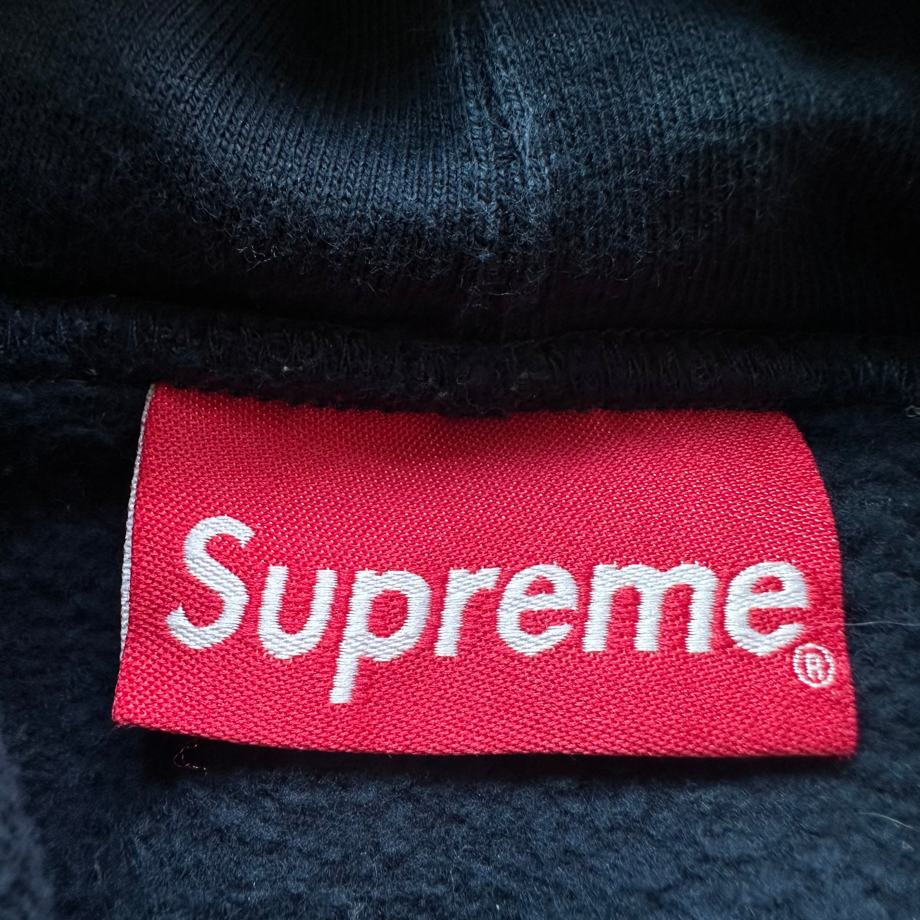 S Supreme Navy Hoodie