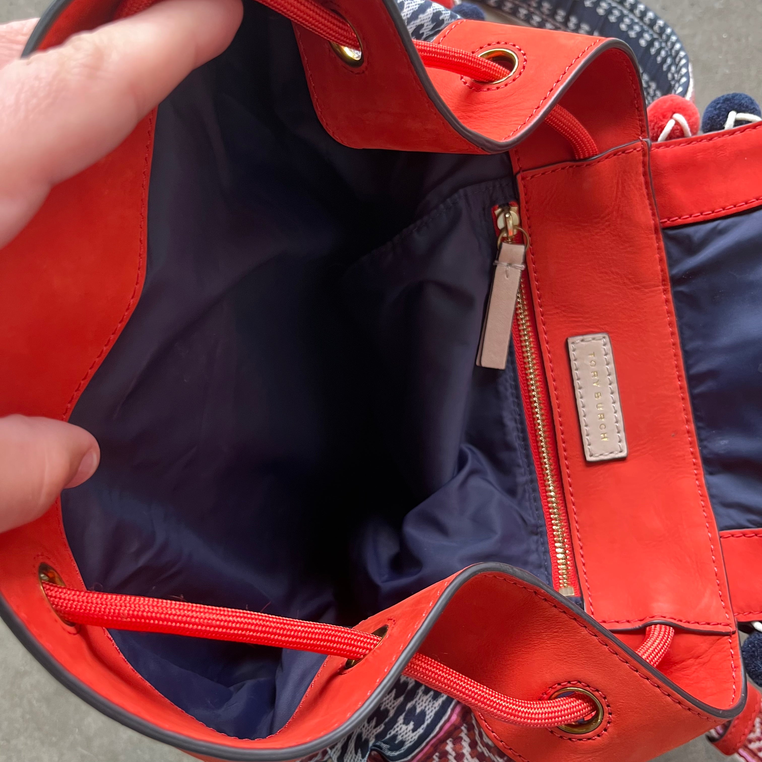 Tory Burch Pom Pom Scout Backpack