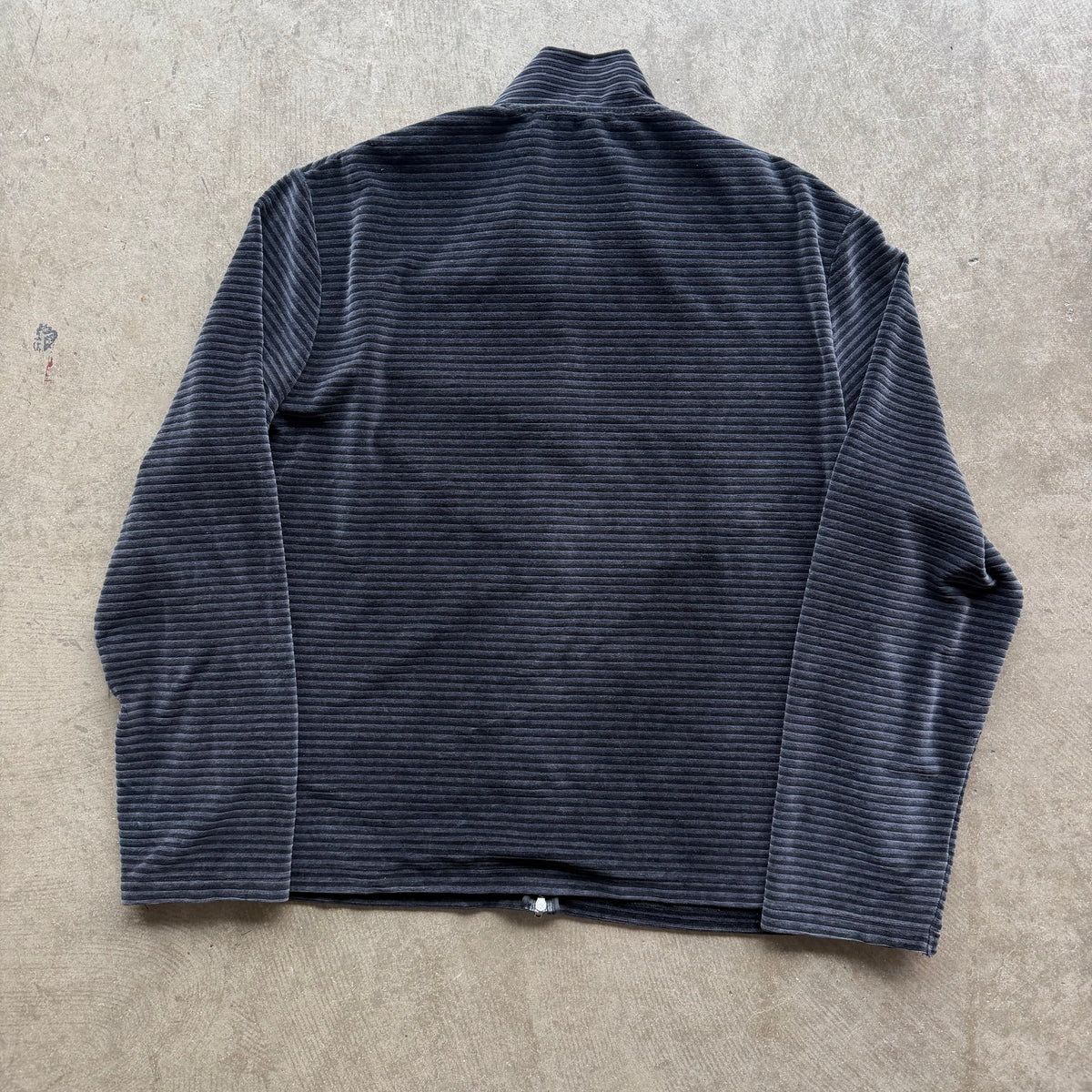 L Our Legacy Velvet Zipup Black