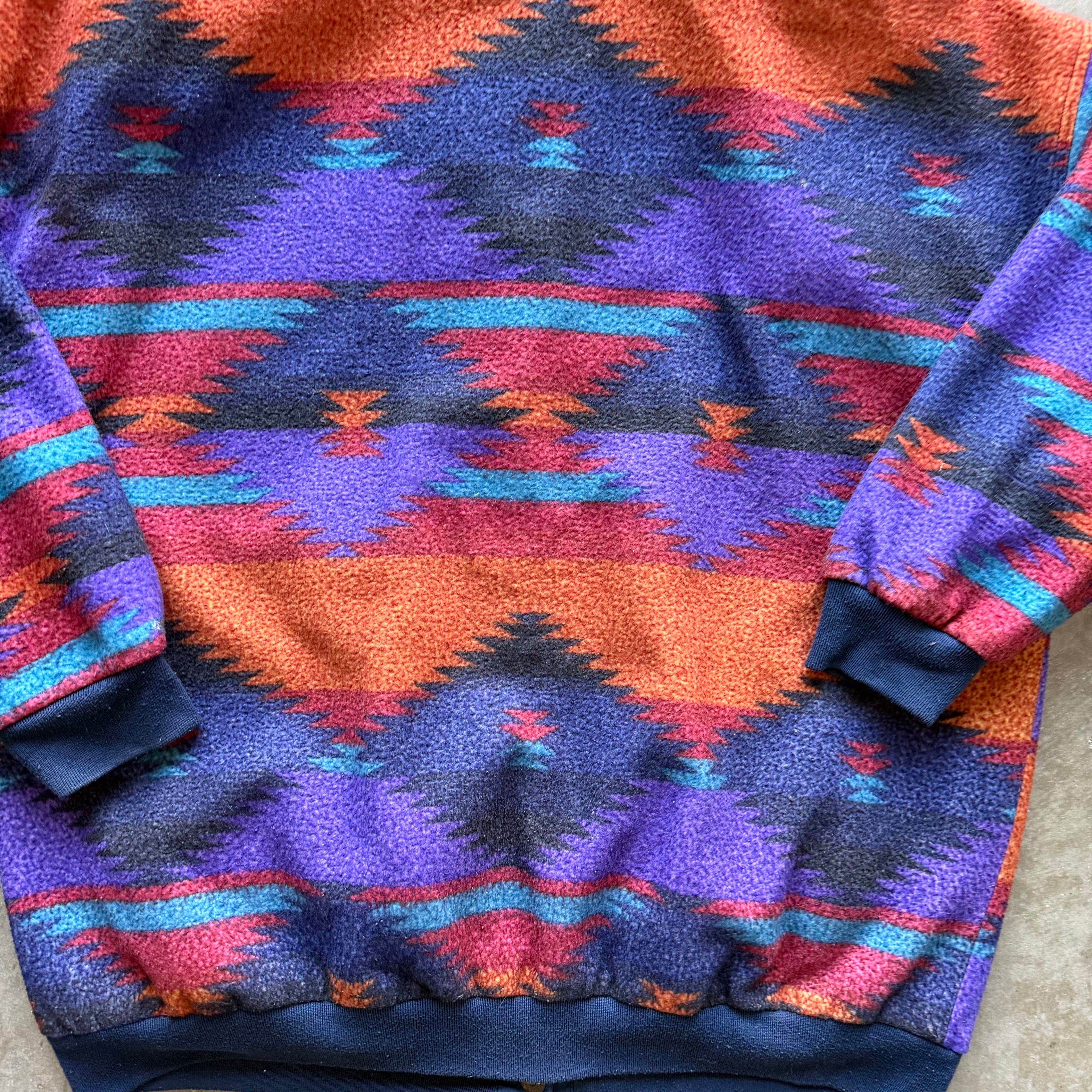 XL 90s Reversible Aztech Jacket