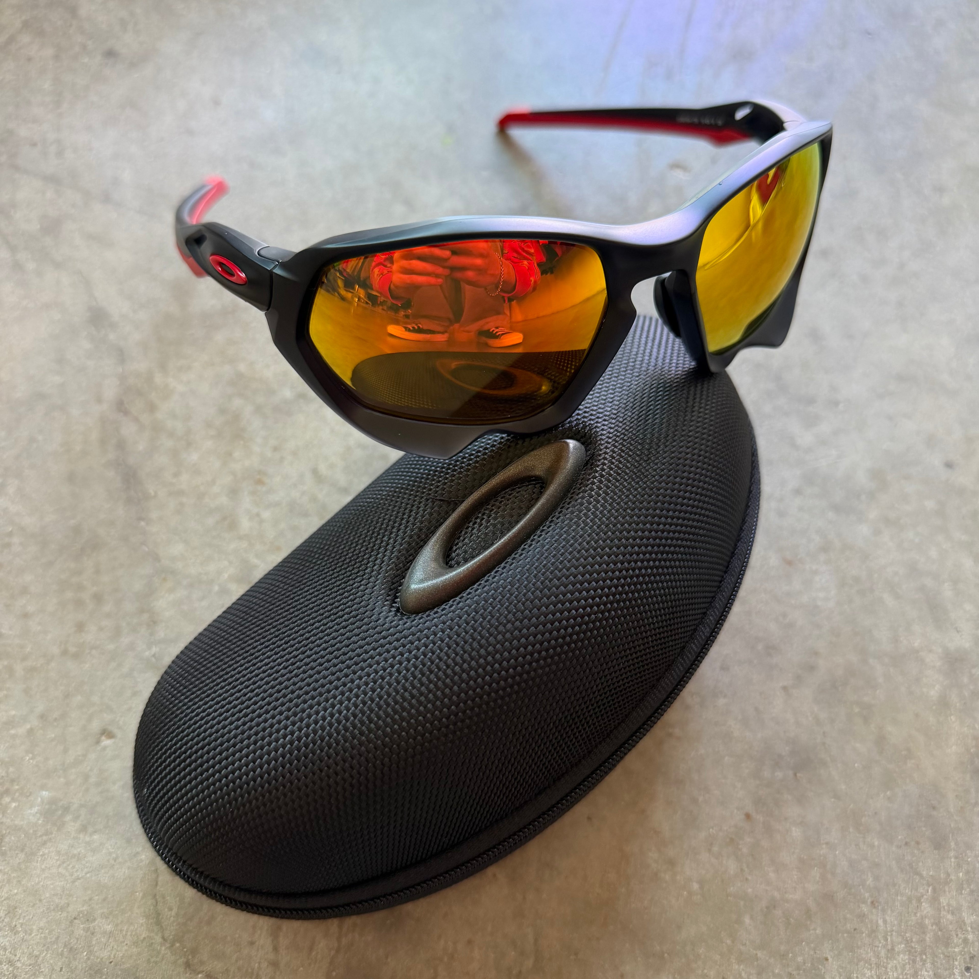 Matte Black Oakley Plazma Frames