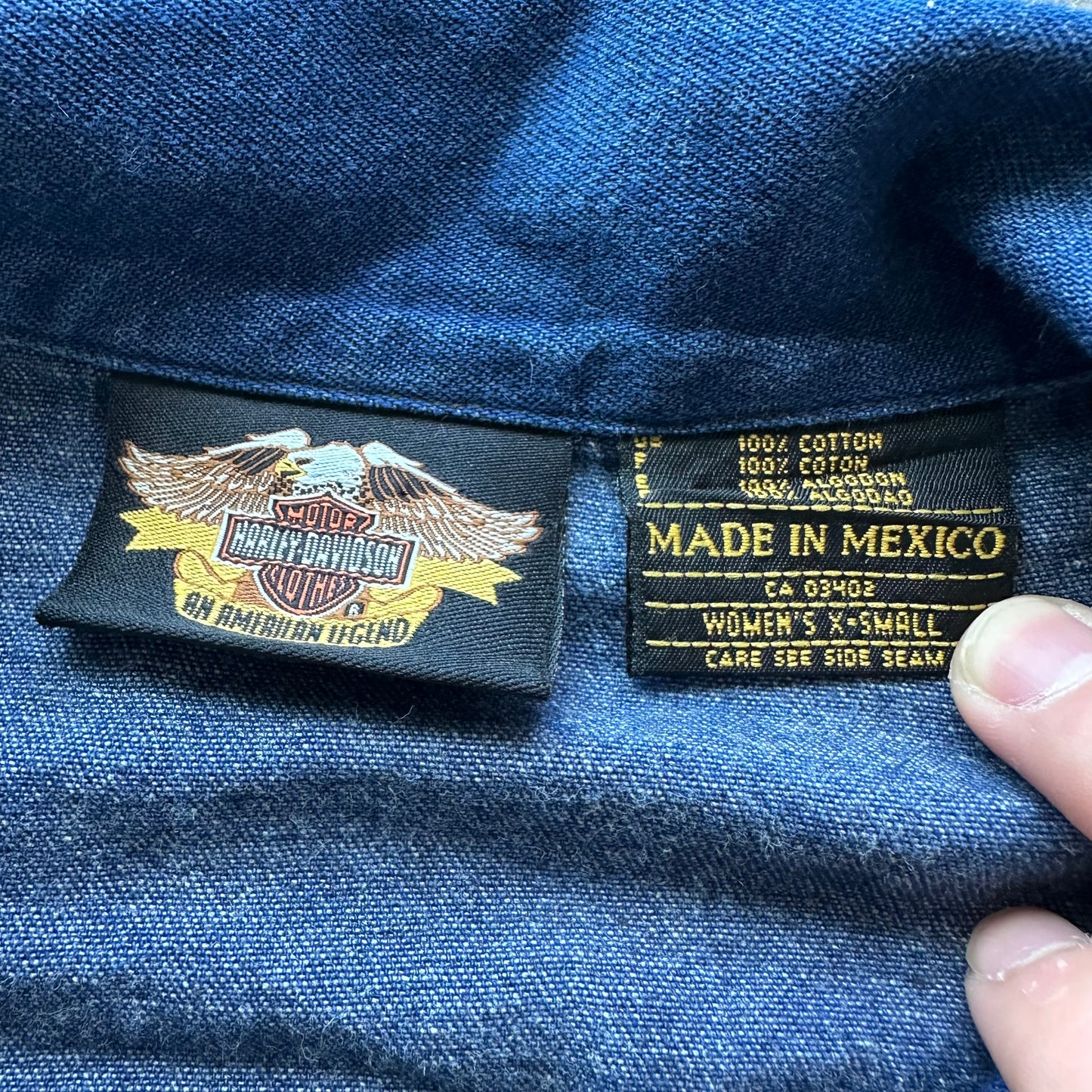 XS 90s Women’s Harley Button Up