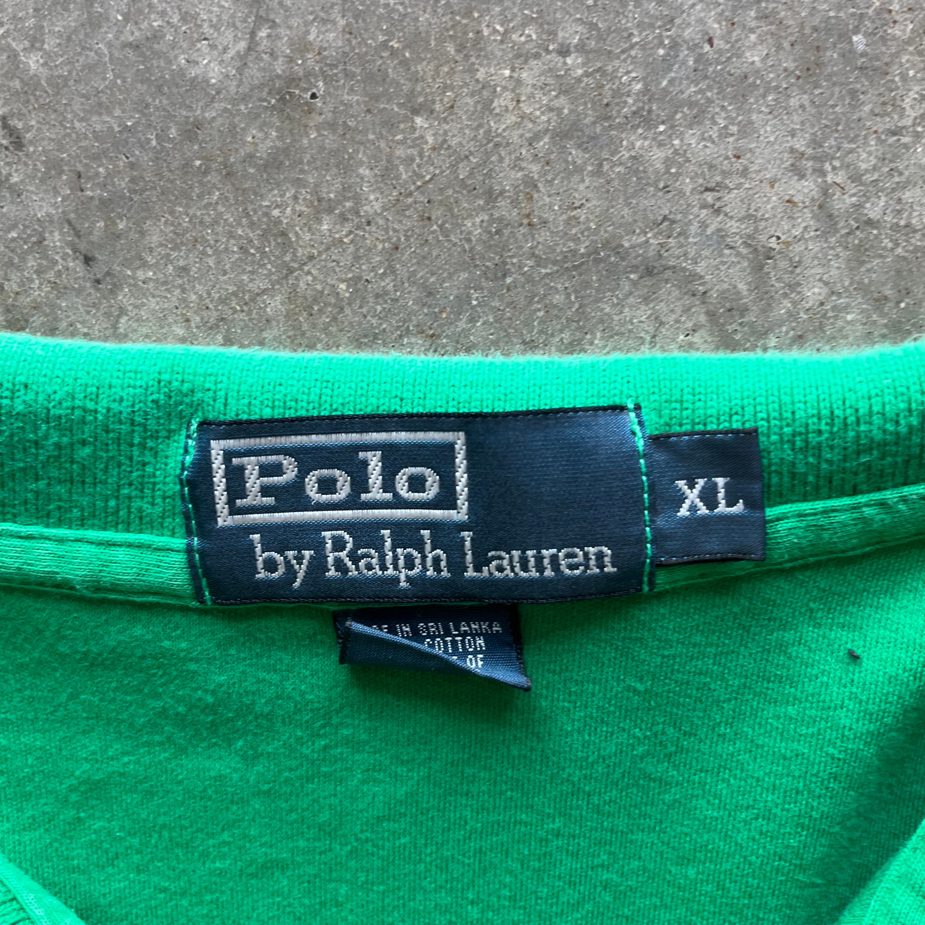 XL Green/Yellow Polo