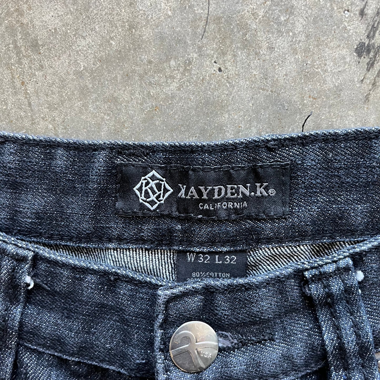 32x32 Y2K KaydenK Jeans
