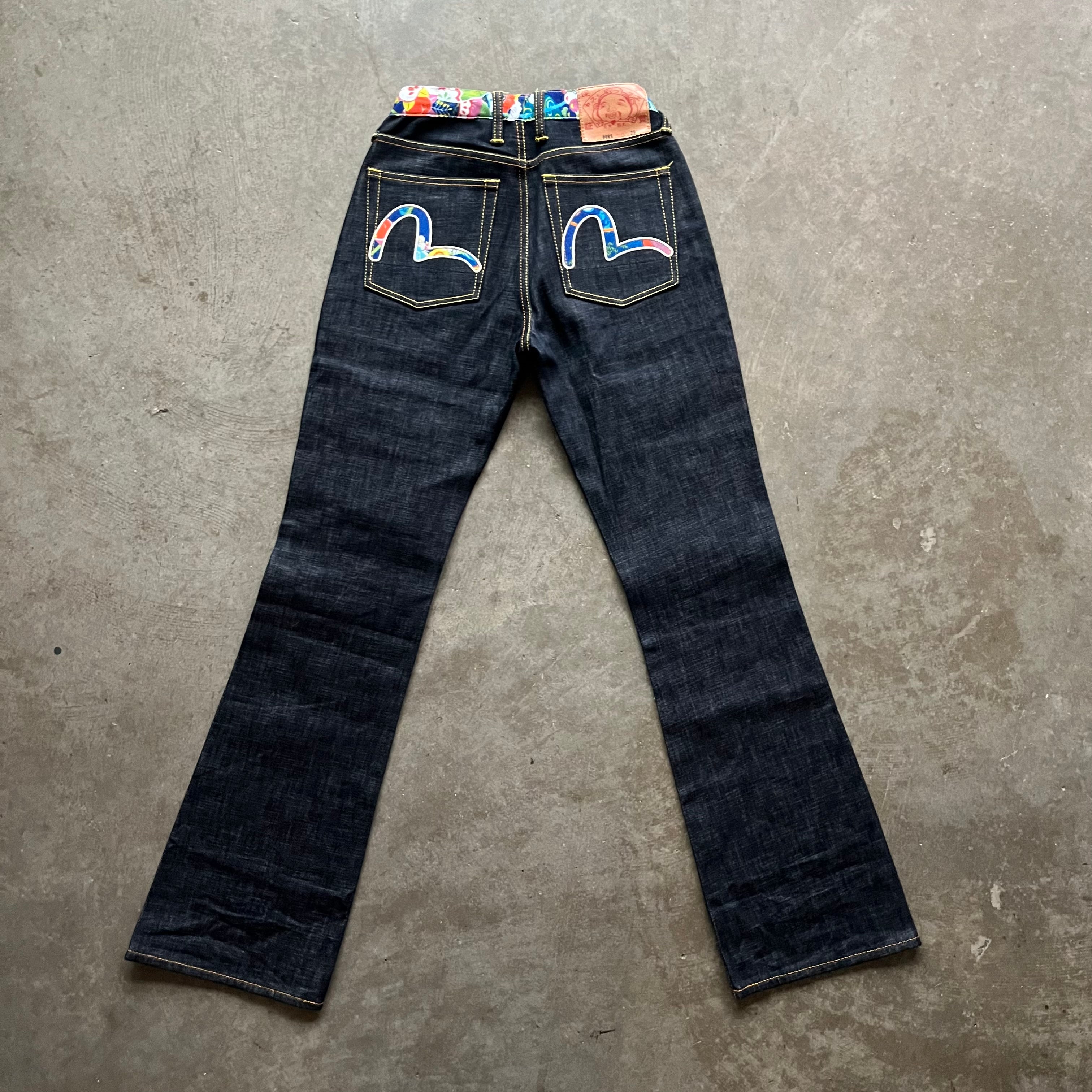 26x32 00s Rainbow Evisu Jeans
