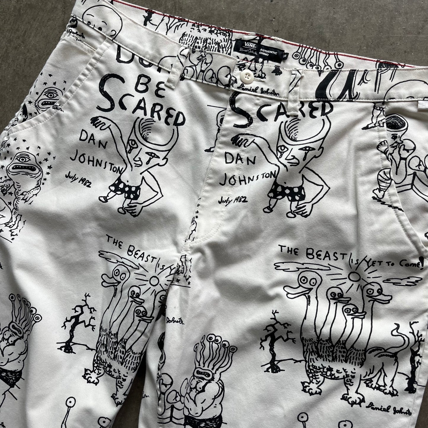38w Vans x Daniel Johnston Chino Pants