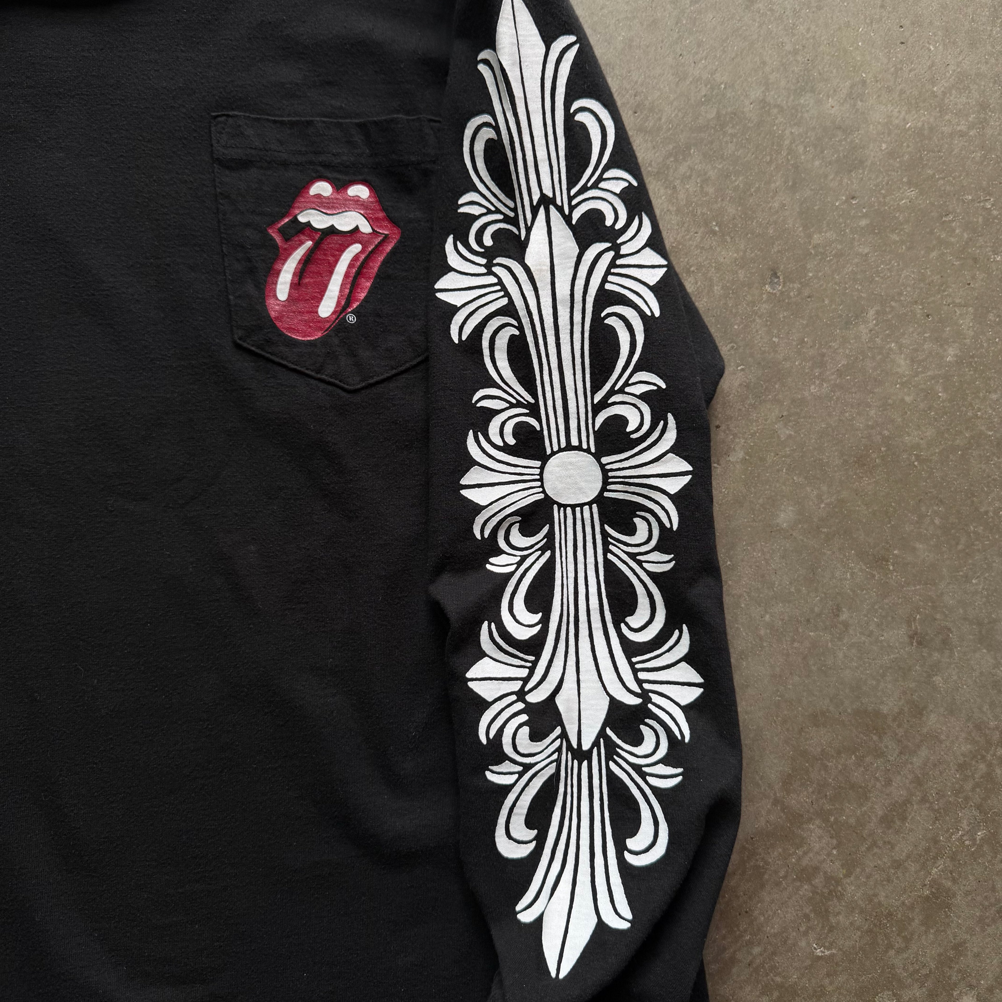 L Vintage Chrome Hearts Rolling Stones Longsleeve
