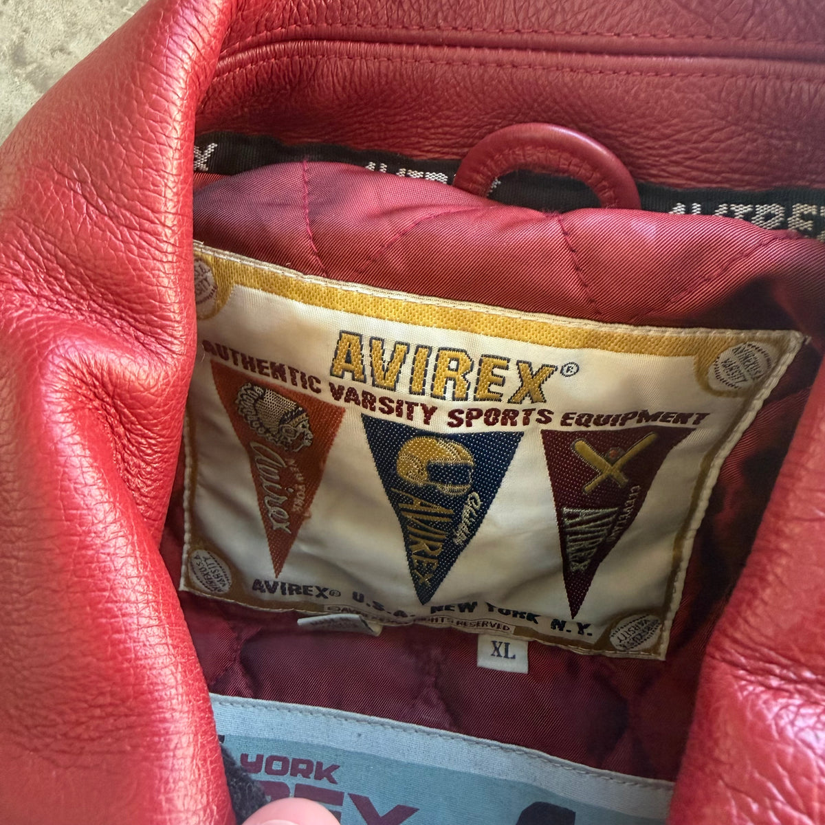 XL 90s Avirex Varsity Jacket