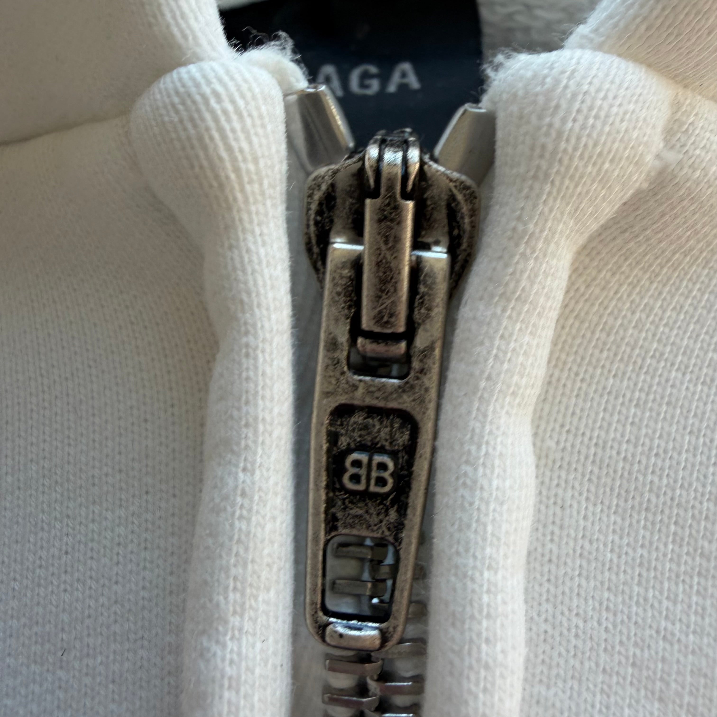 S Balenciaga Champs Zipup White