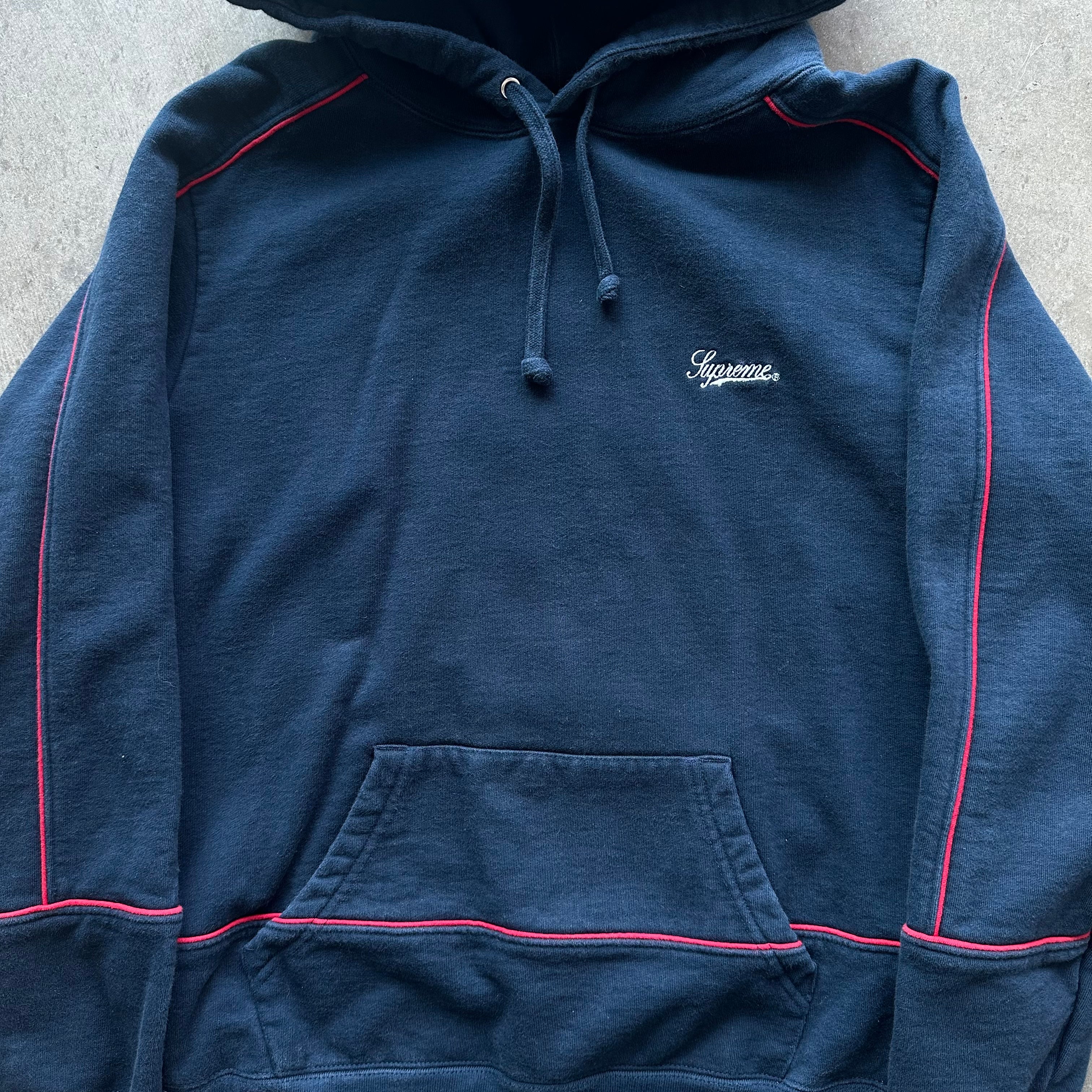 S Supreme Navy Hoodie