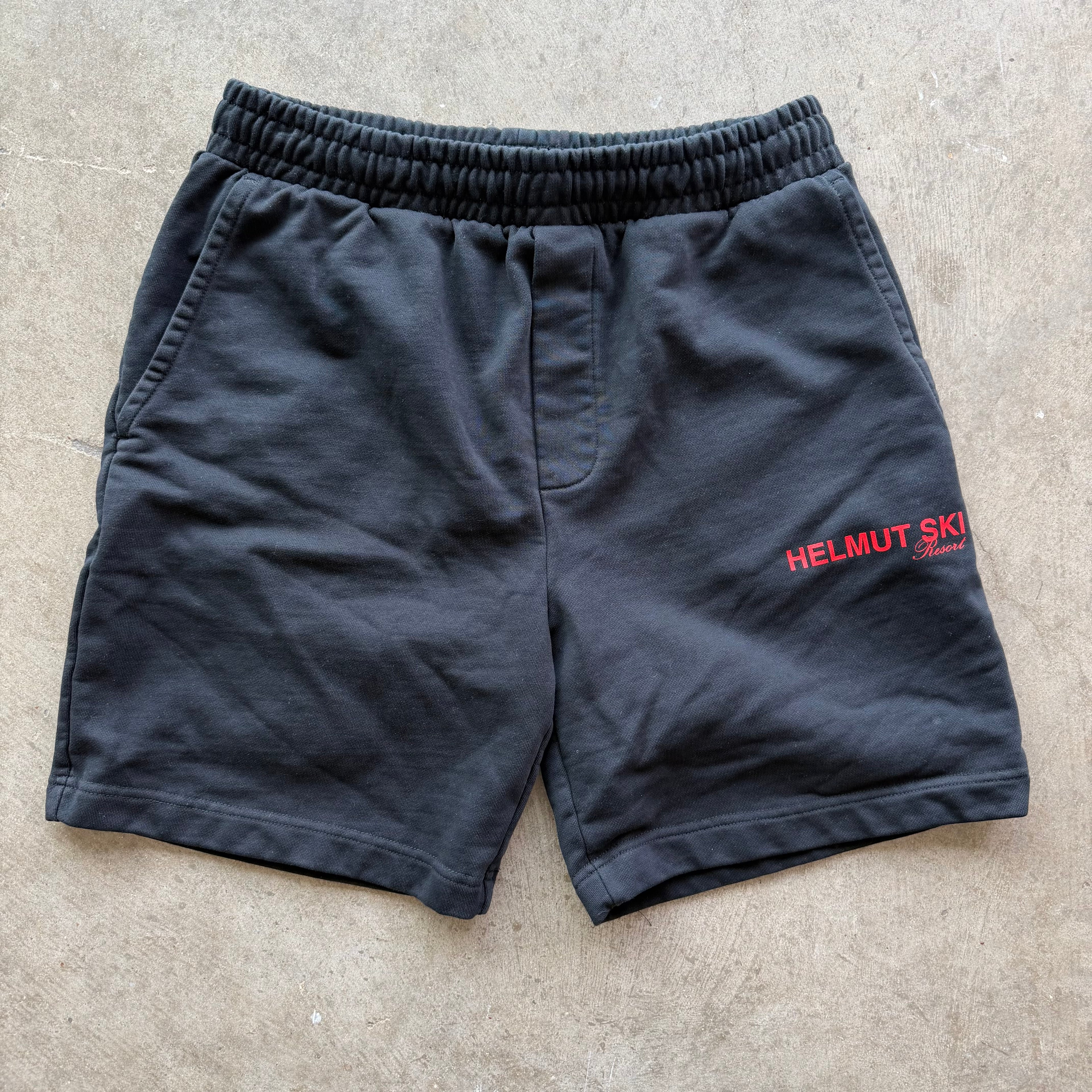 M Helmut Lang Ski Sweatshorts Black