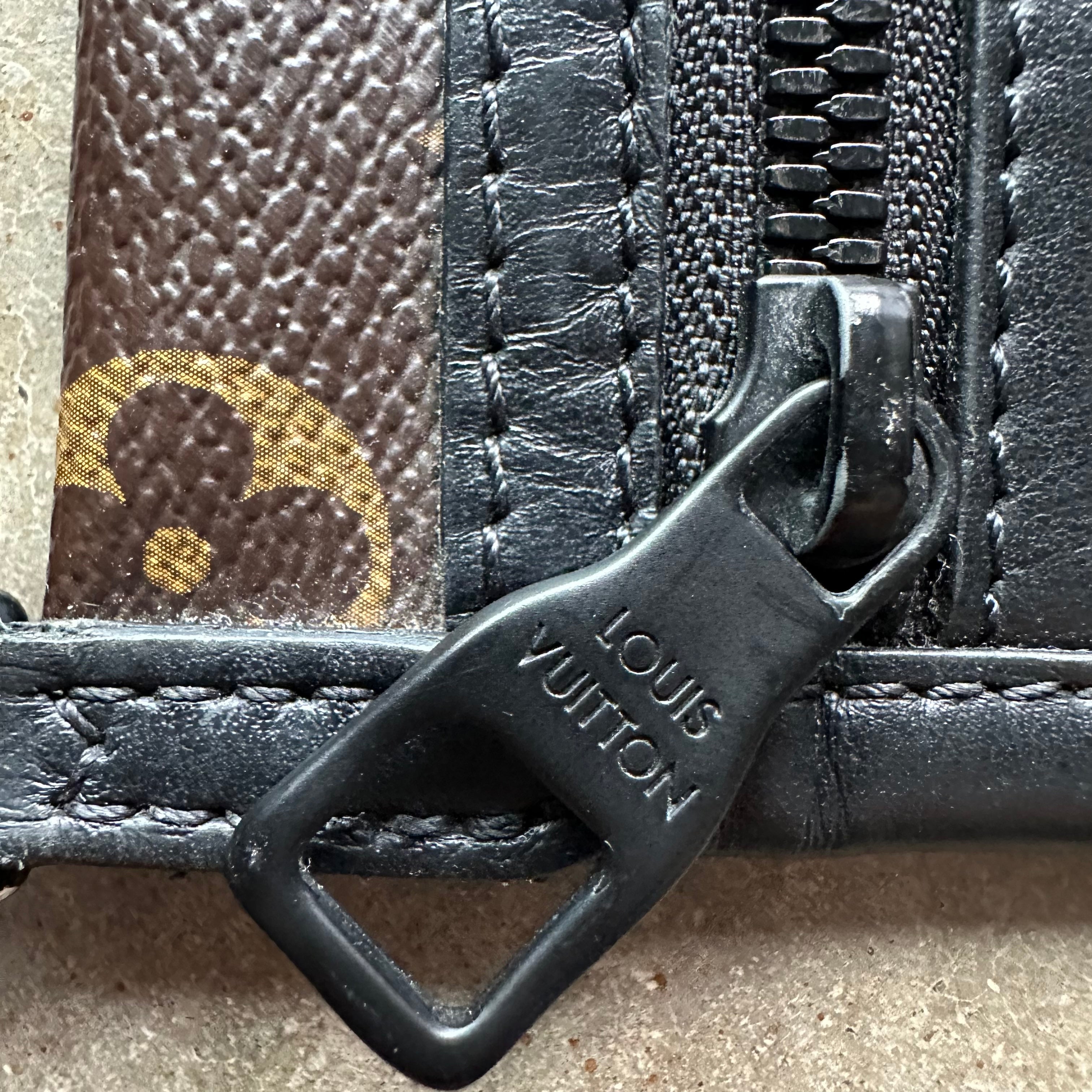 LV Monogram Double Flat Messenger Bag